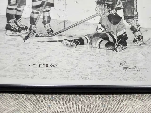 Bernie Brown "The Time Out" Art - 12x12"