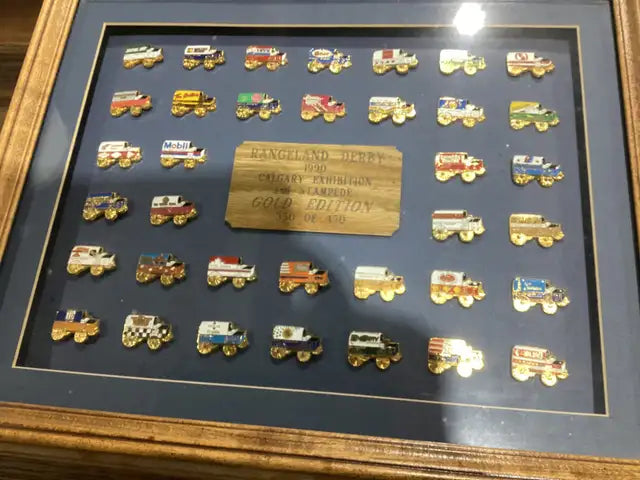 Rangeland Derby 1990 Calgary Stampede Gold Edition Pins