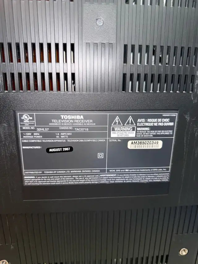 42" Toshiba Television