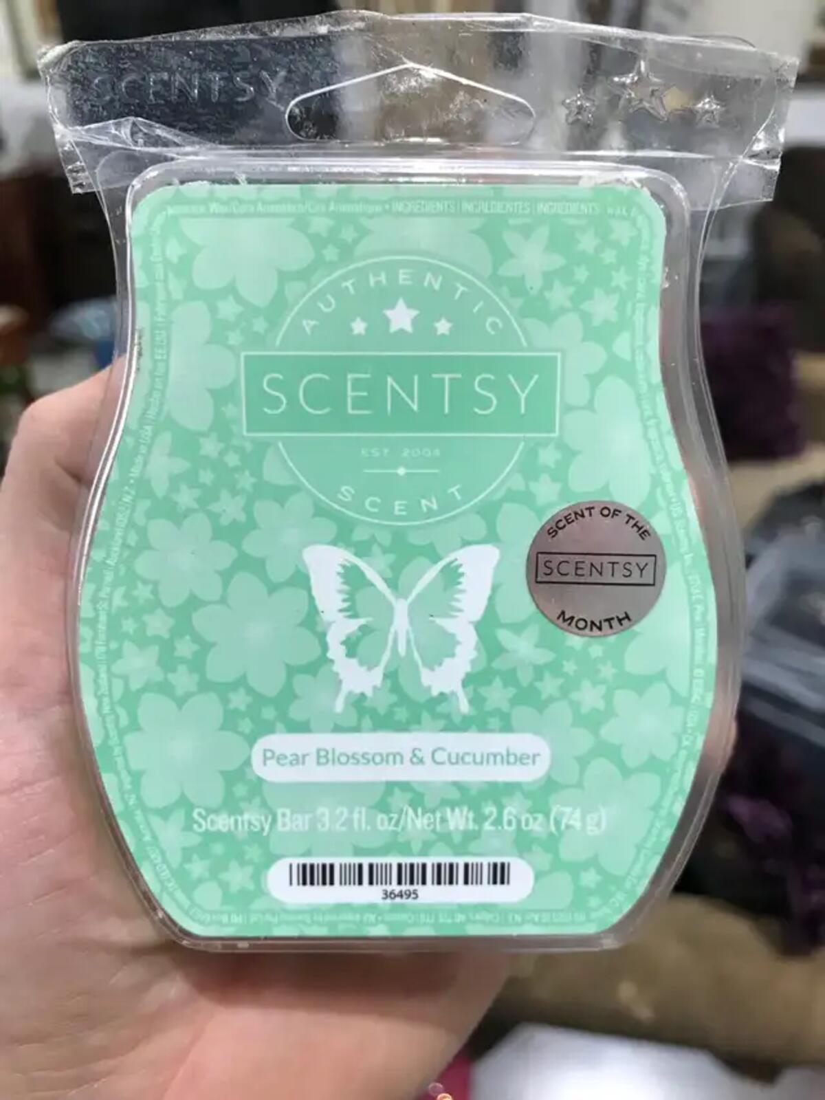 Thistle Scentsy Warmer and Pear Blossom and Cucumber bar