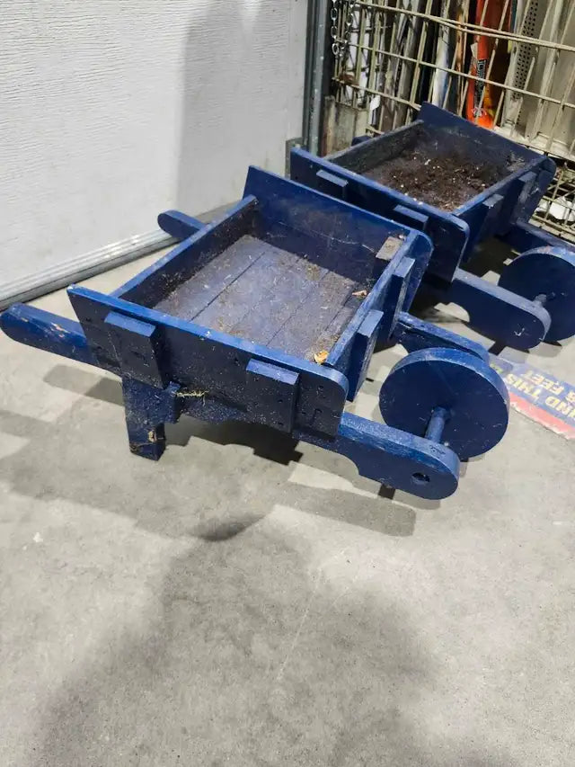 Wooden Wheelbarrow Planter - 2 Available