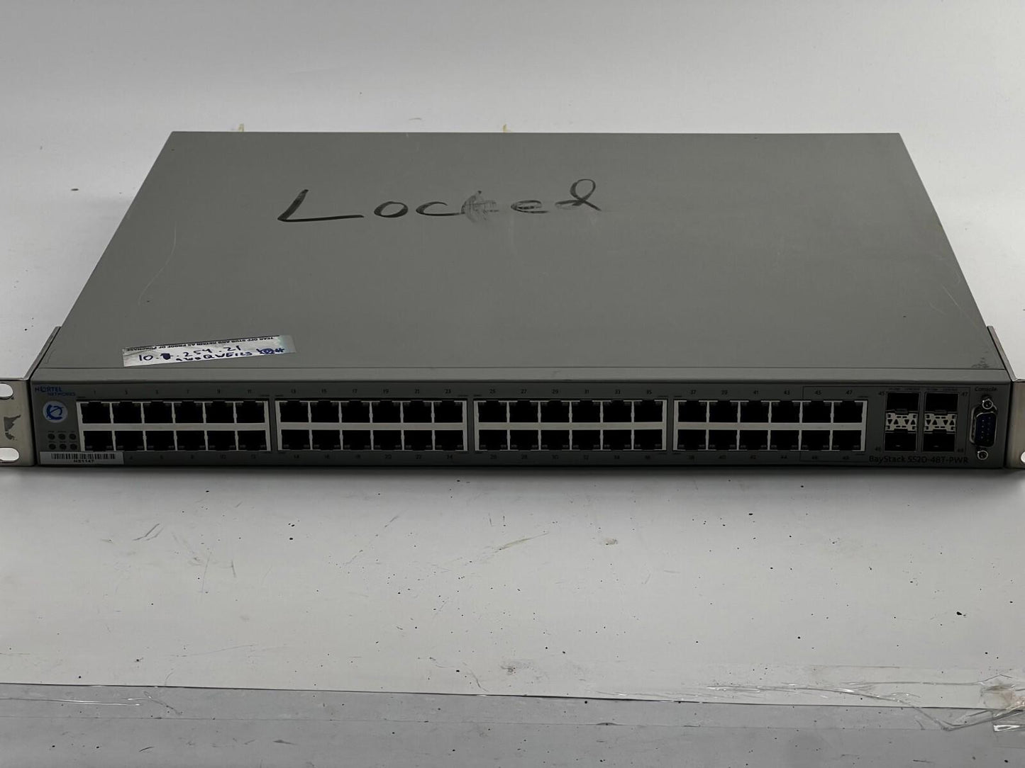 Nortel Networks AL1001A05-E5 Baystack 5520-48T-PWR Ethernet Switch Untested Fair