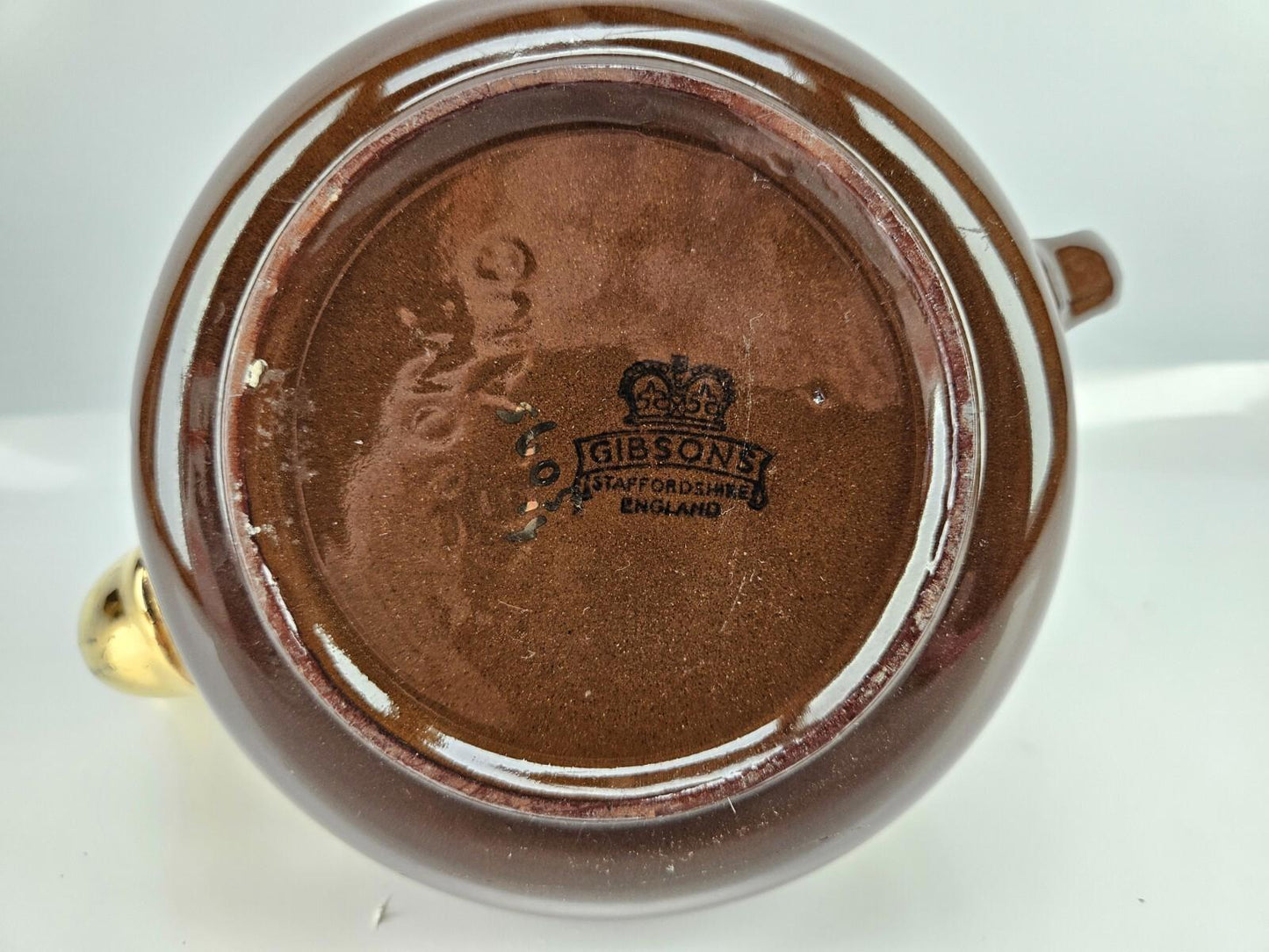 Vintage Gibson 4-5 Cup Teapot Pottery Tea England