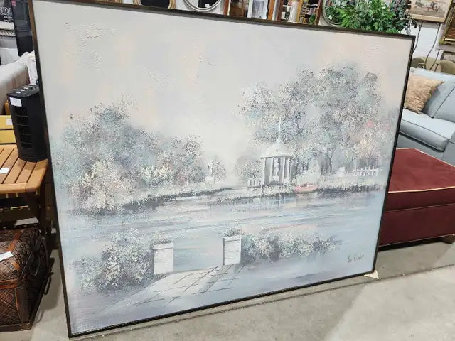 Lee Reynolds Framed Canvas Painting - 5x4ft