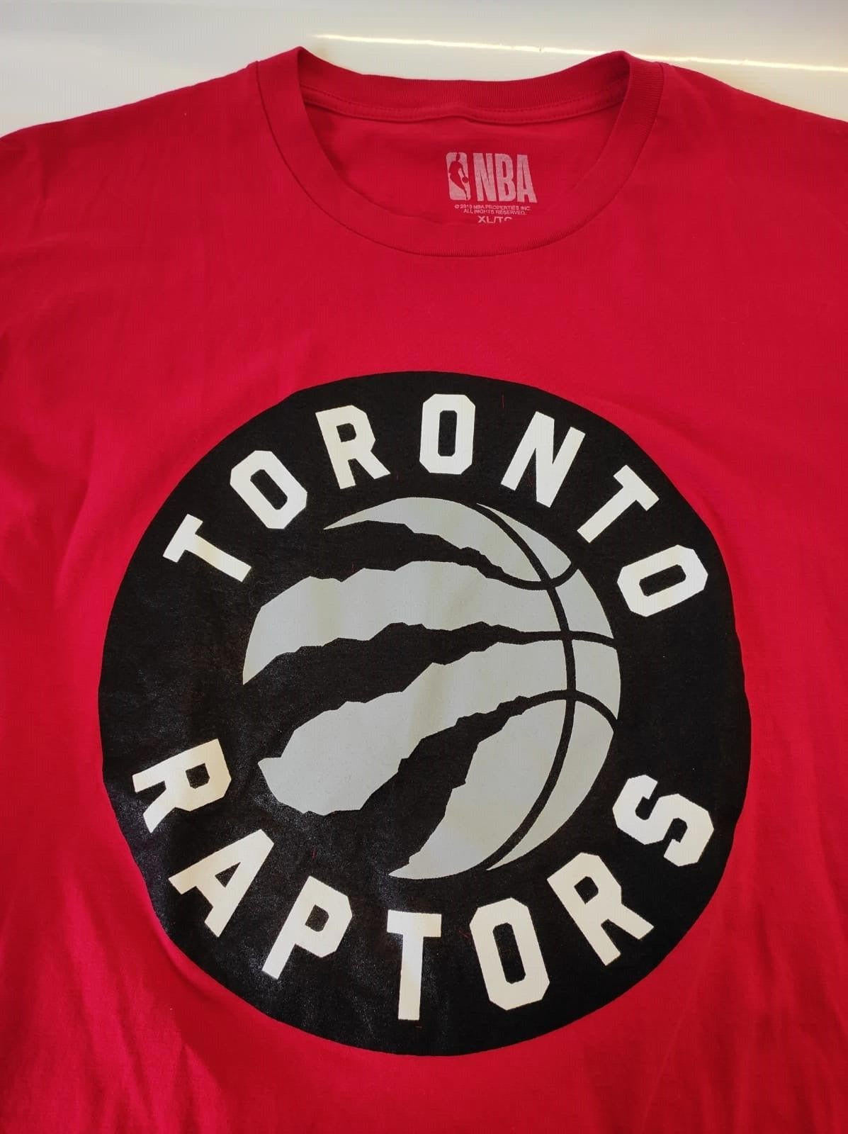 Toronto Raptors Primary Logo Fanatics Branded T-Shirt Men's - RED XL