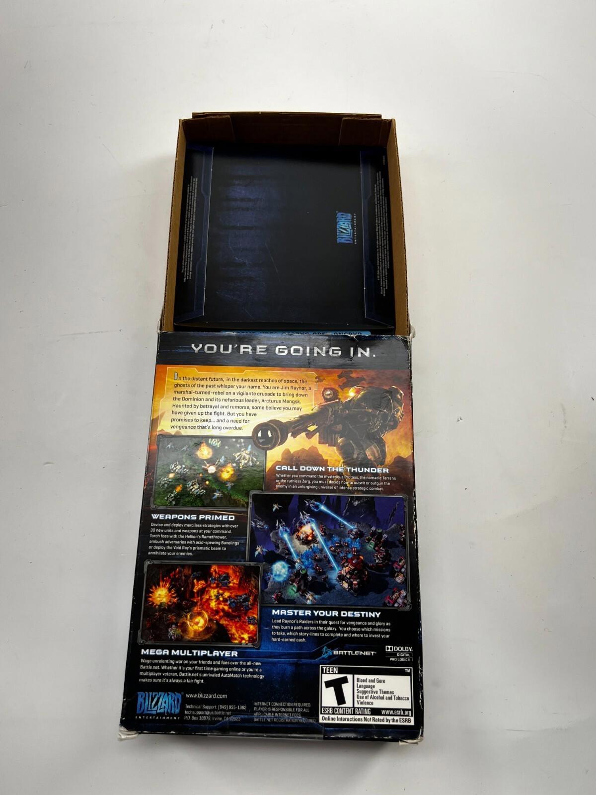 Starcraft 2: Wings Of Liberty PC Game Complete Set