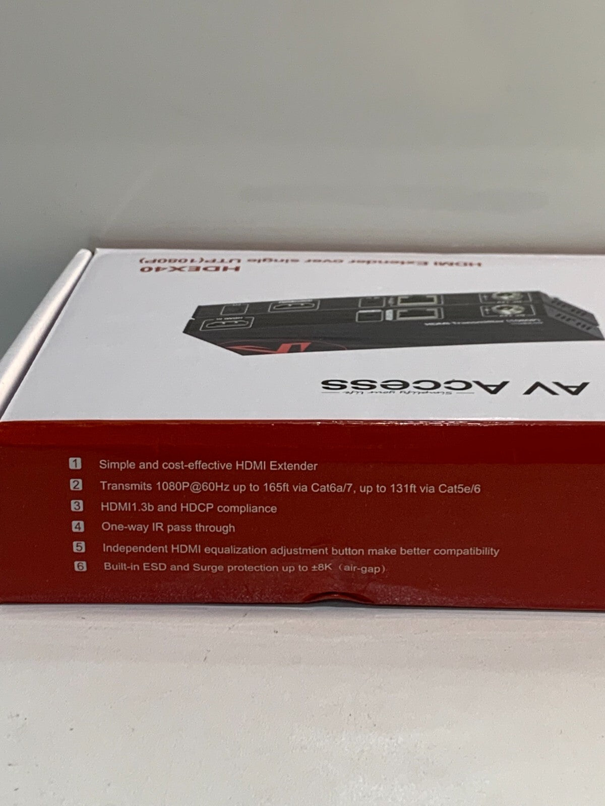 AV access HDEX40 HDMI Extender over single UTP(1080P)