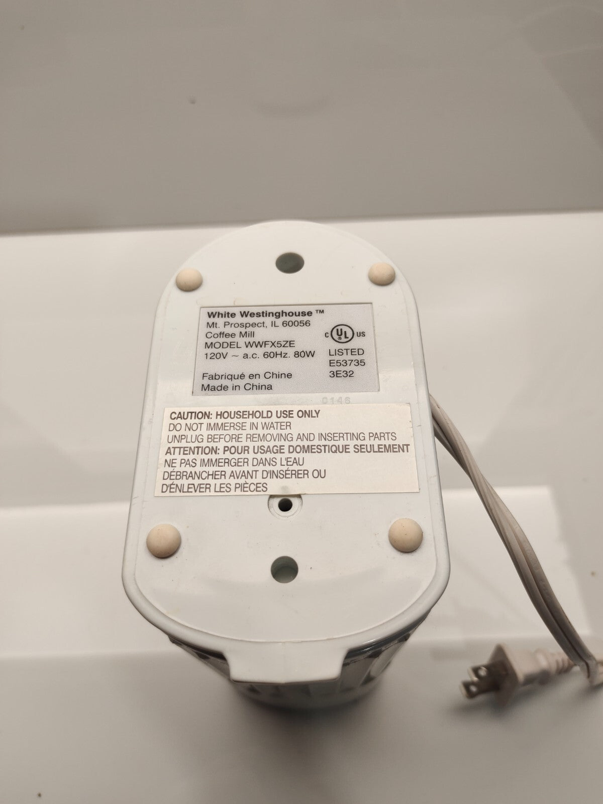 White-Westinghouse Coffee Grinder