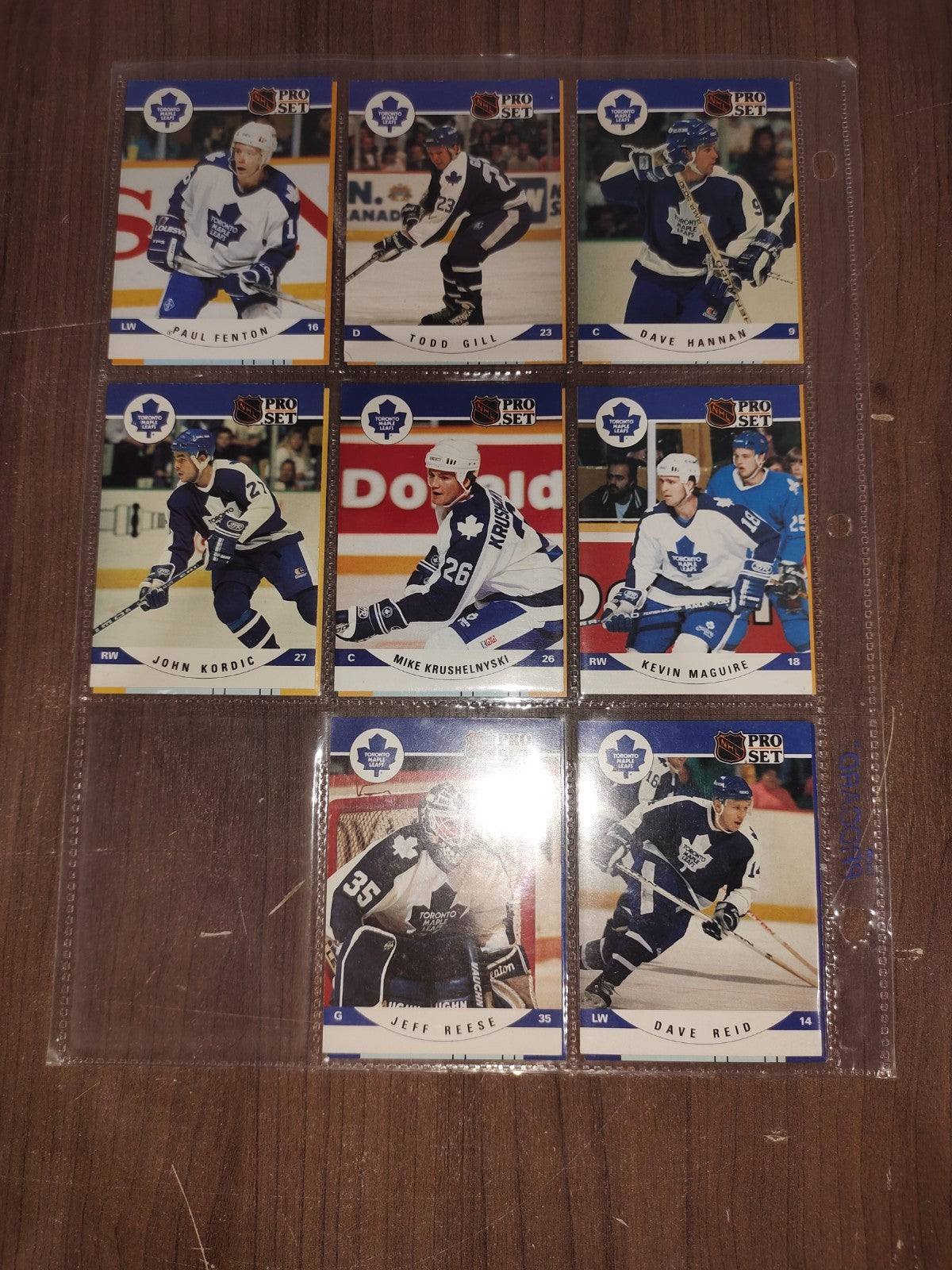 Rare Collectible NHL - Assorted Cards (Set - 8) PRO-SET - Set of 16 Cards