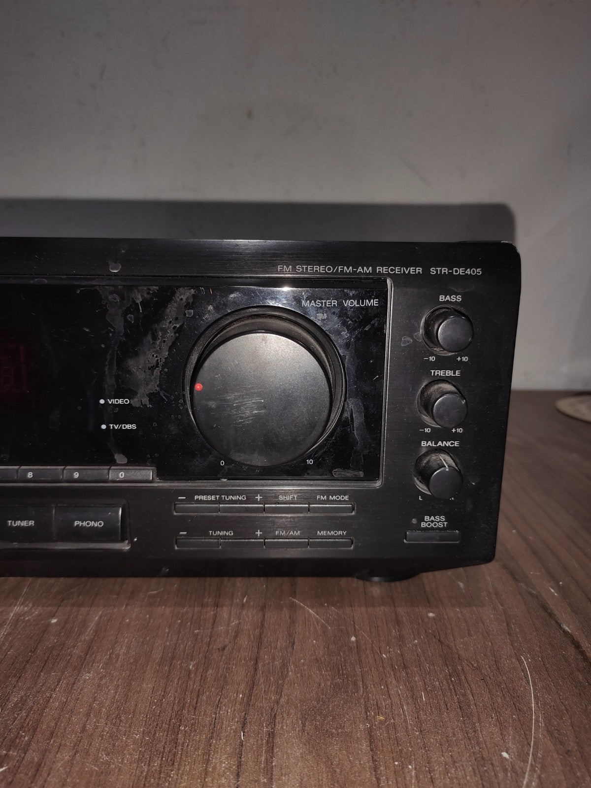 Sony STR-DE405 Receiver HiFi Stereo Audio 5 Channel Phono AVR Radio - For Parts