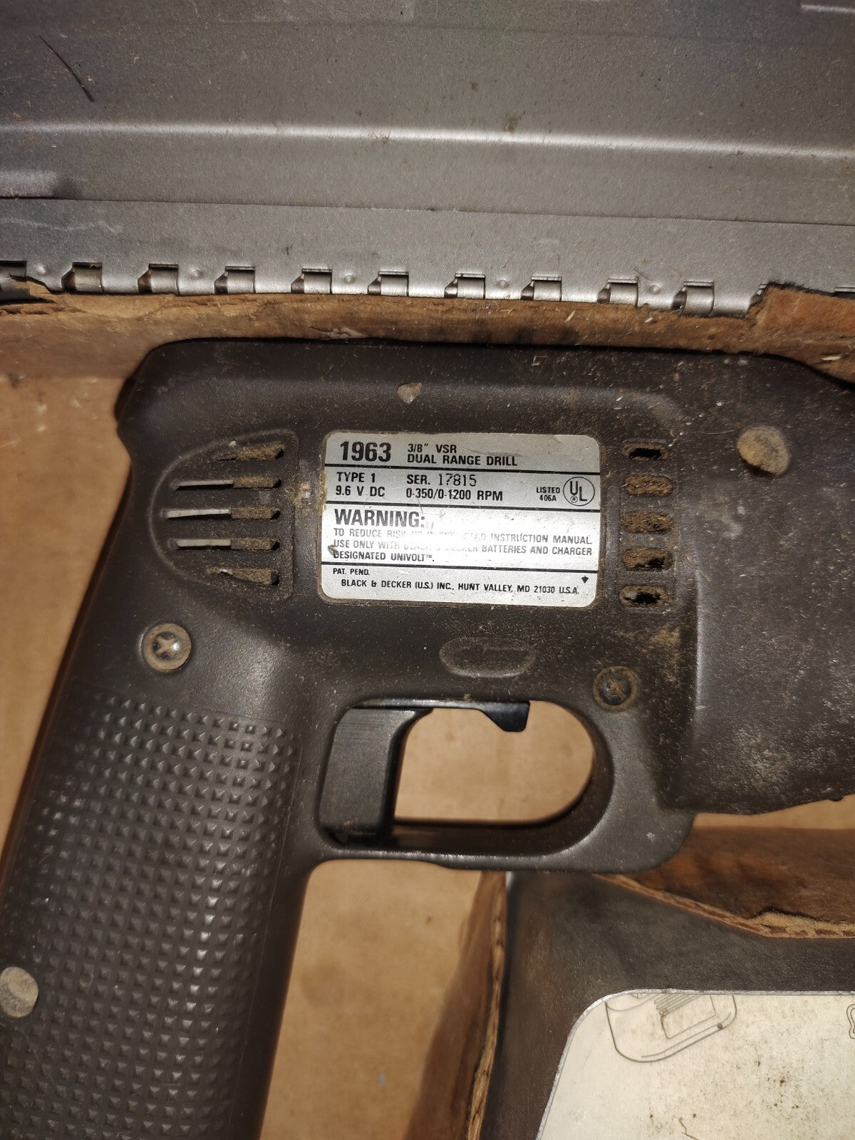 Black & Decker 9.6 V Cordless Drills 3/8" VSR Dual Range Drill