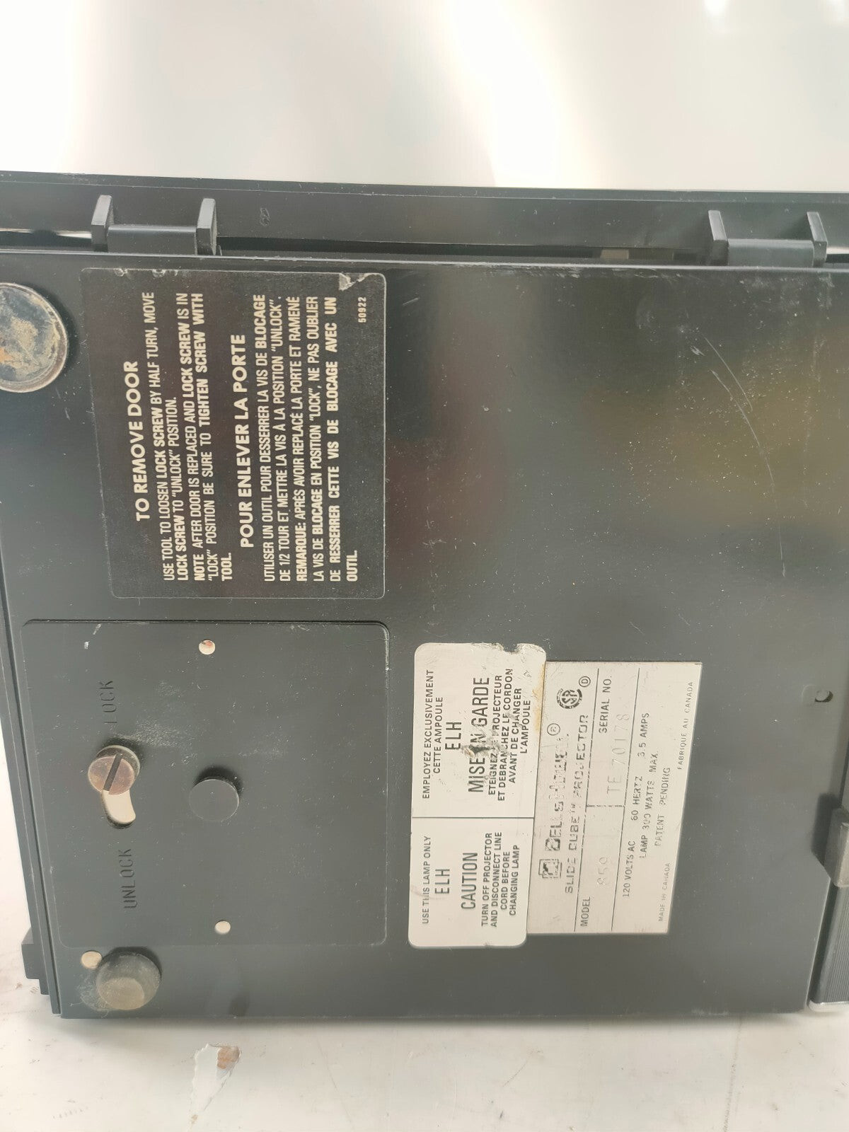Bell & Howell RF60 Projector For Parts