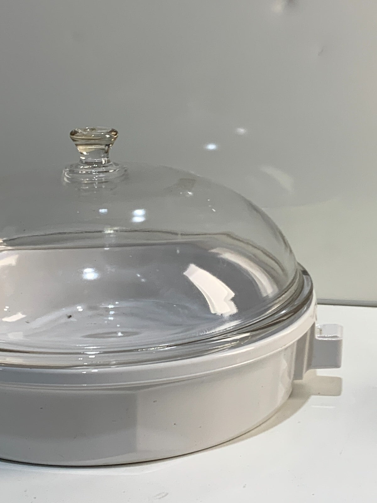 Princess House Nouveau Large Skillet & Lid, White