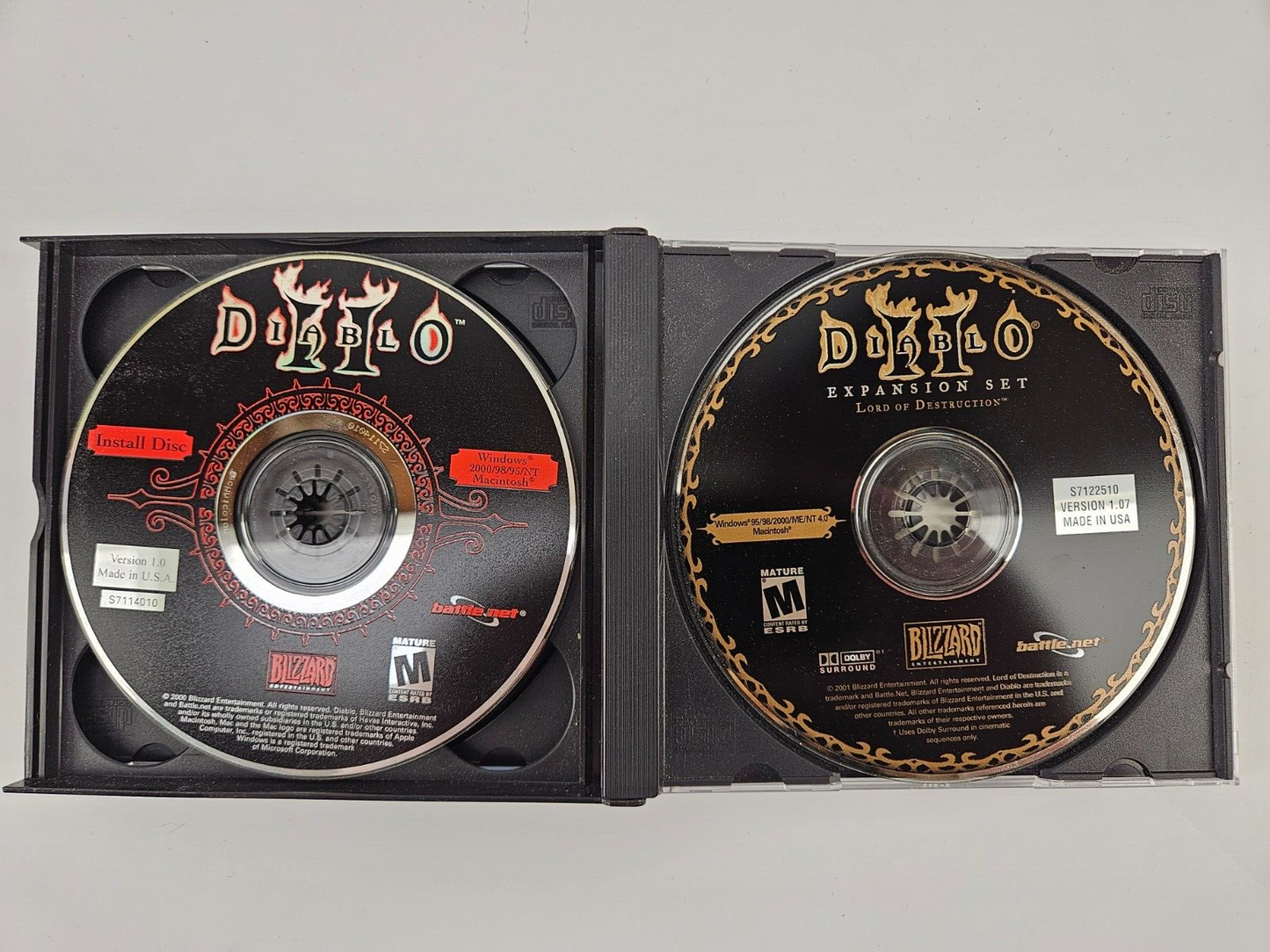 Diablo II 2 PC Blizzard Entertainment - Jewel Case & CD Key + LOD