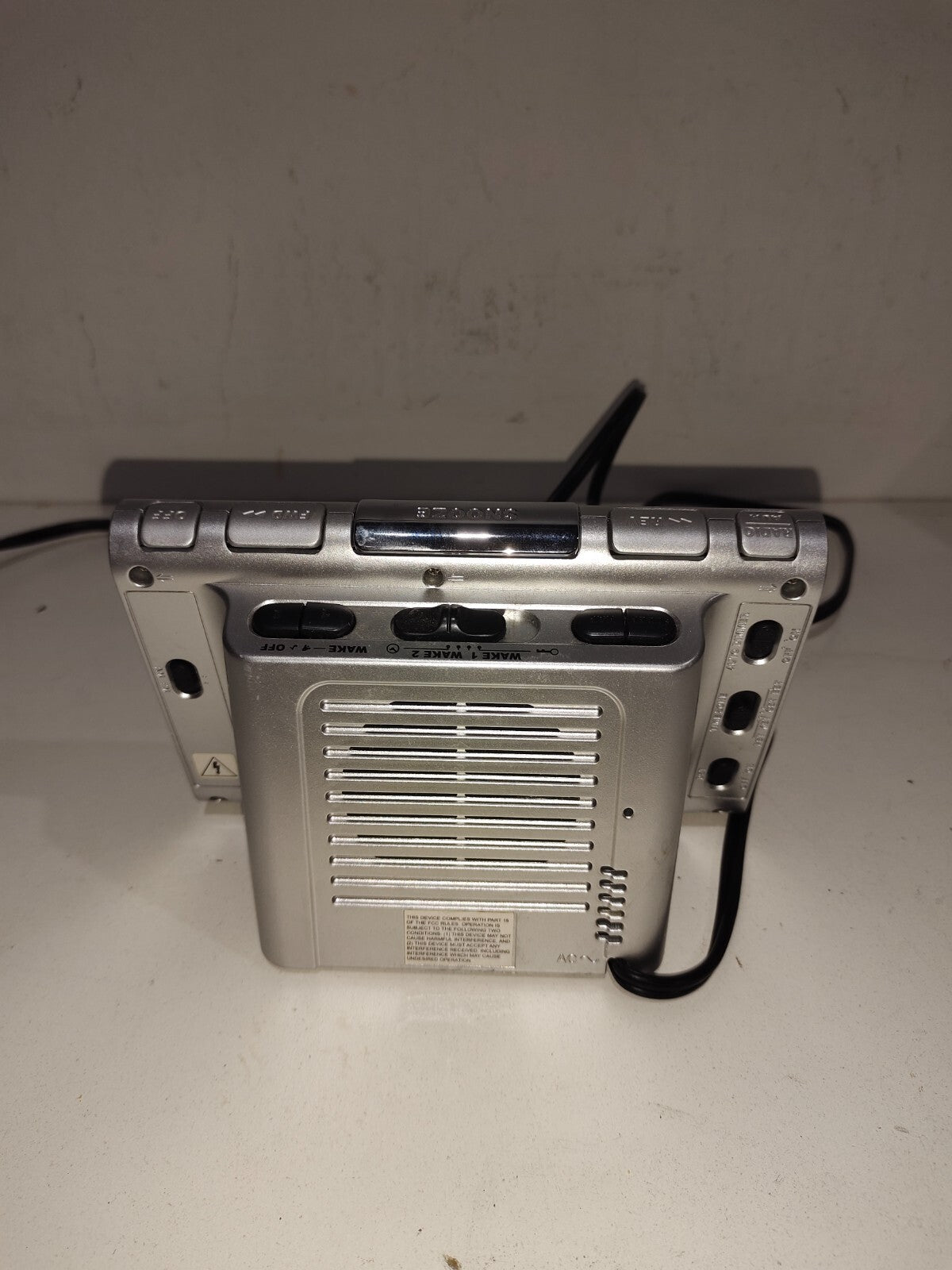 RCA Digital 2 Band AM/FM Alarm Clock/Radio/AUX Model # RP5430A