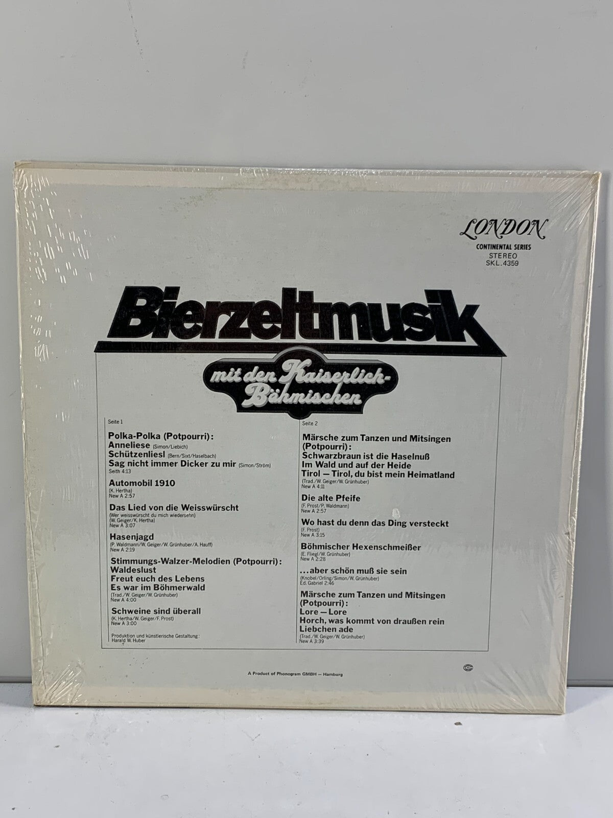 Den Kaiserlich - Böhmischen - Bierzeltmusik Vinyl LP