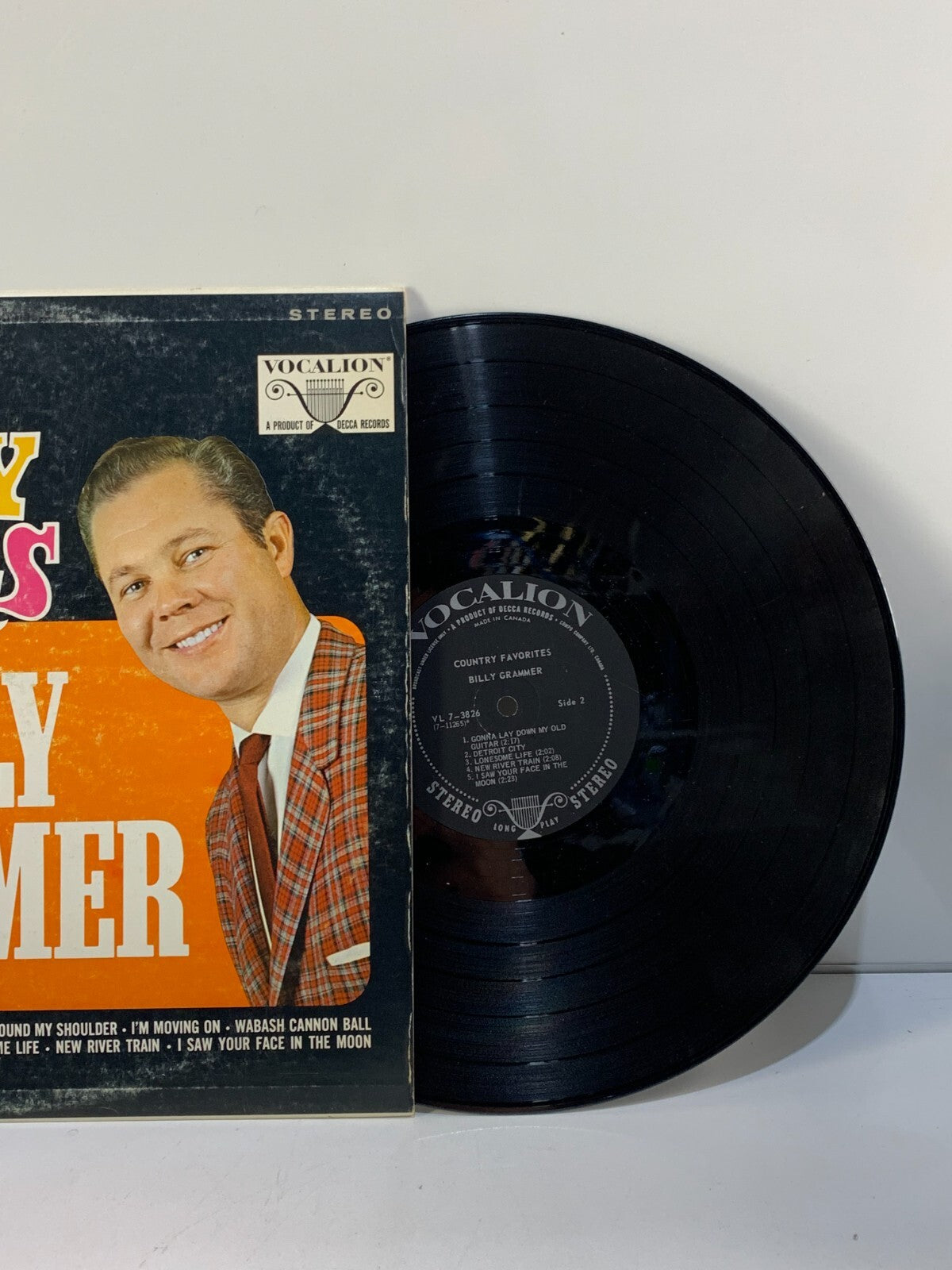 BILLY GRAMMER: country favorites VOCALION 12" LP 33 RPM