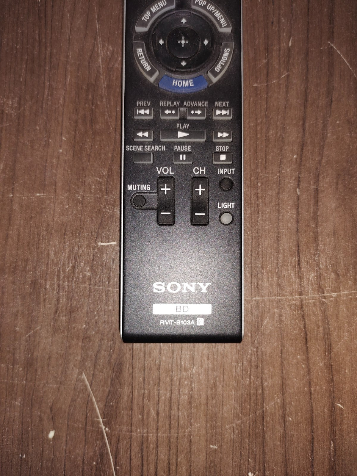 Sony BD RMT-B103A Blu-Ray DVD Remote Control
