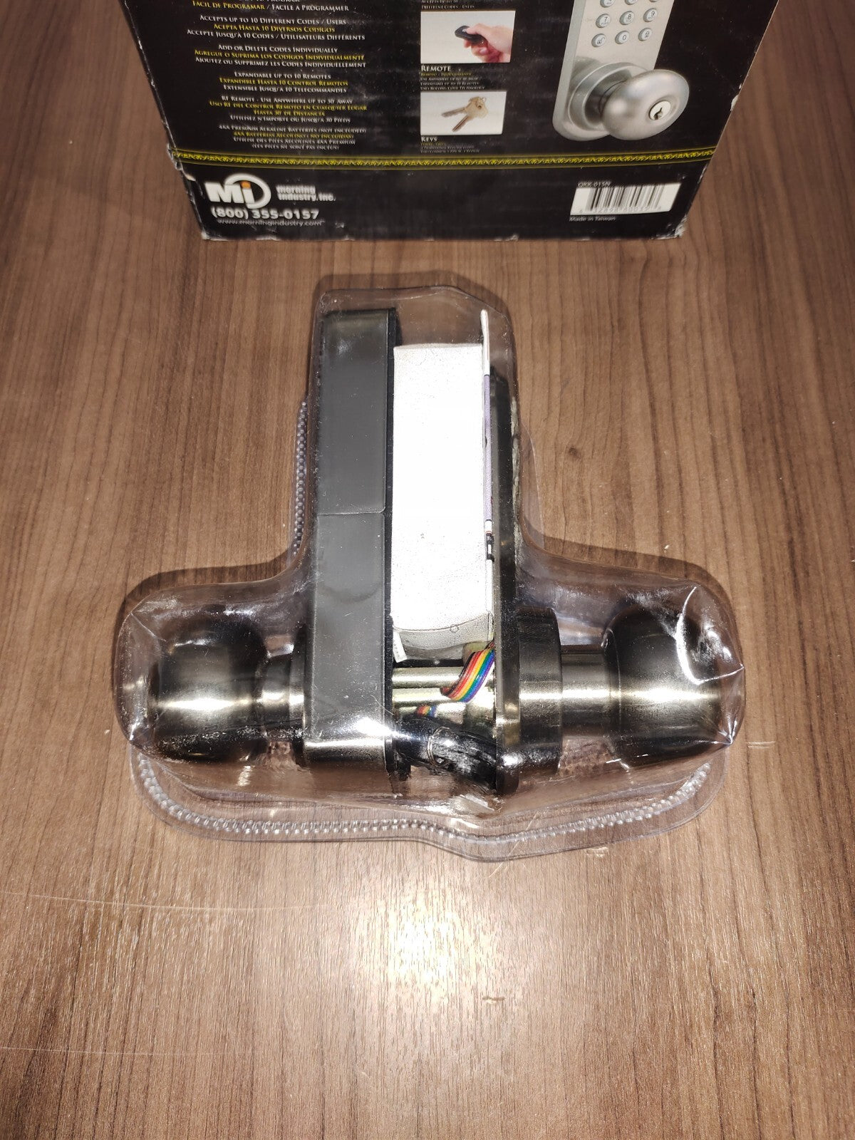 Morning Industry Inc Stain Nickel 3 in 1 Remote lock - 1