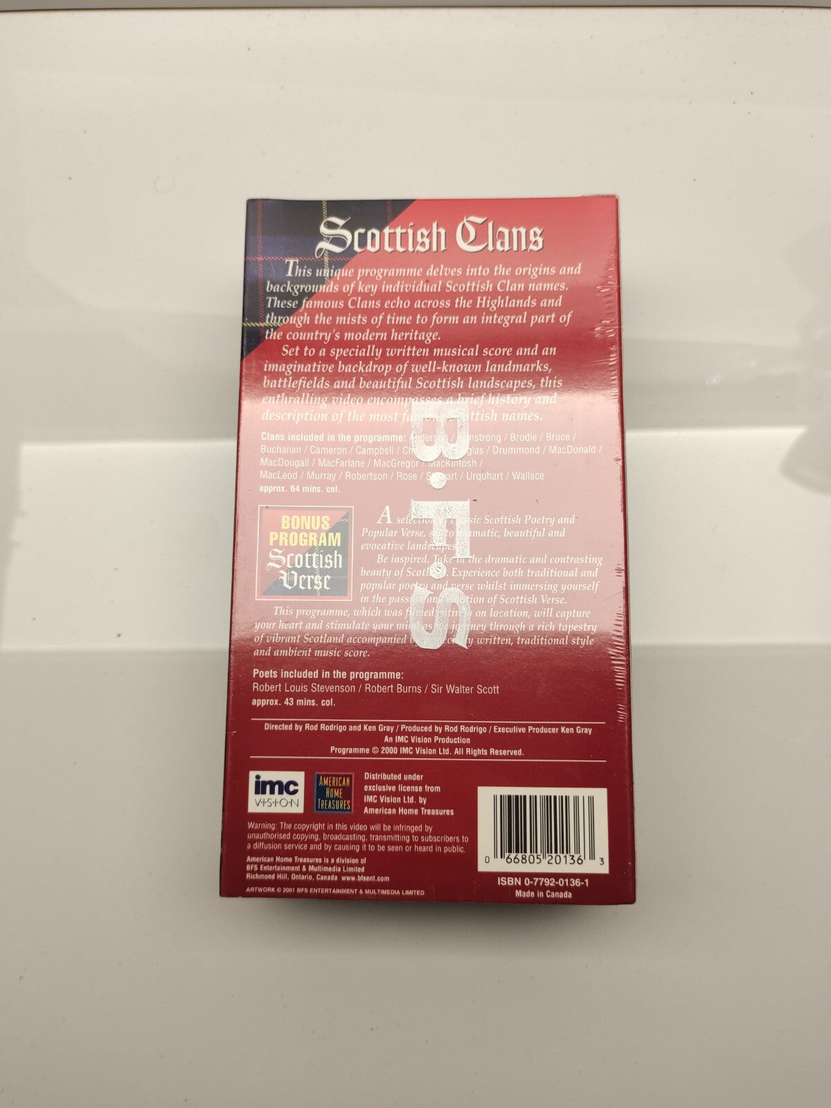 Scottish Clans Bonus Program VHS