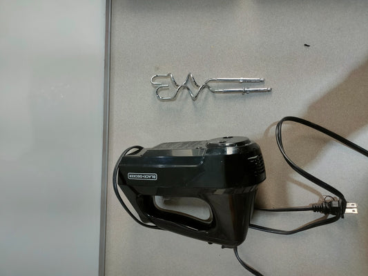 6-Speed Hand Mixer with Turbo Boost, Black