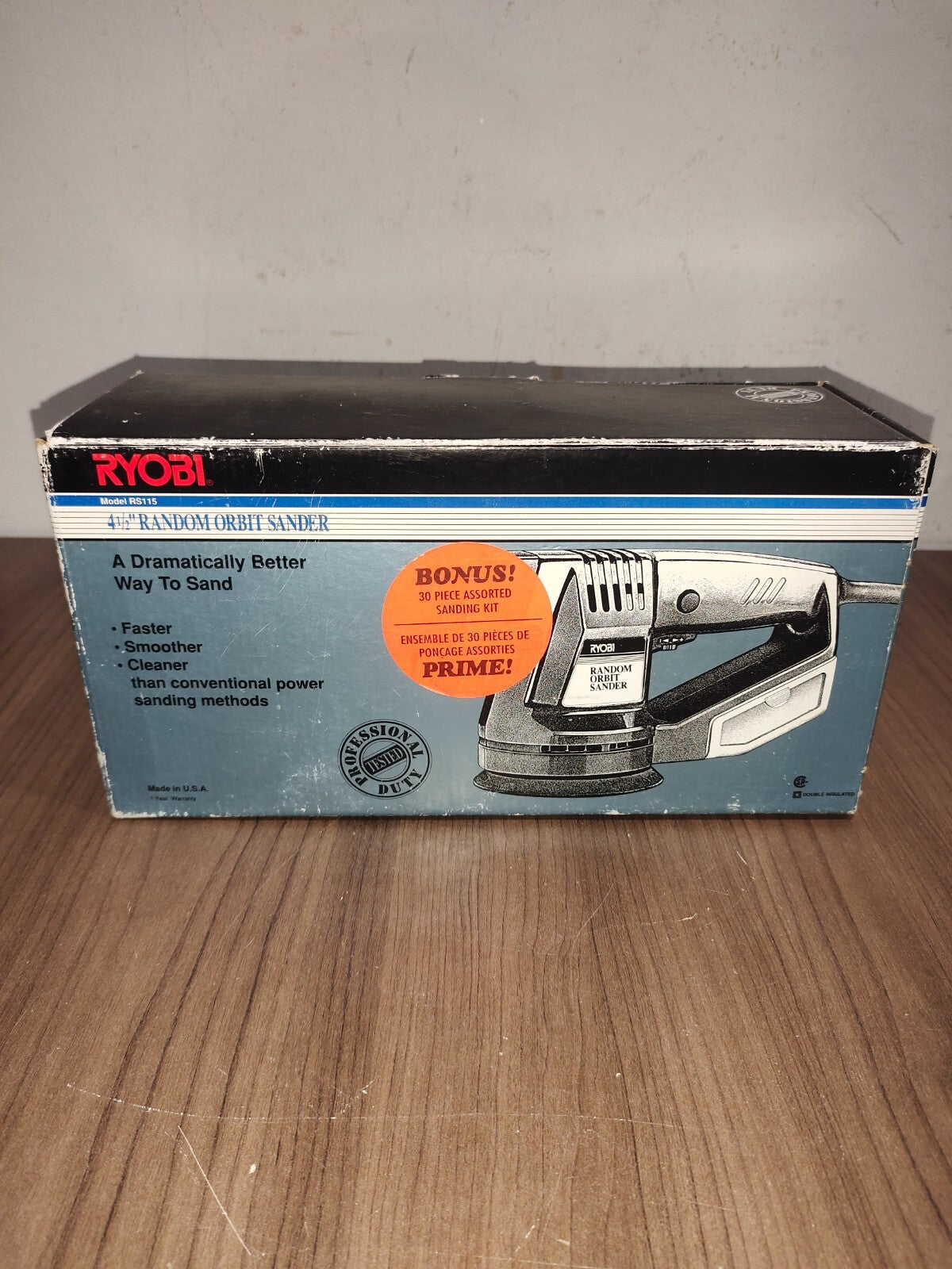 Ryobi RS-115 4" Random Orbital Sander 11,000 RPM