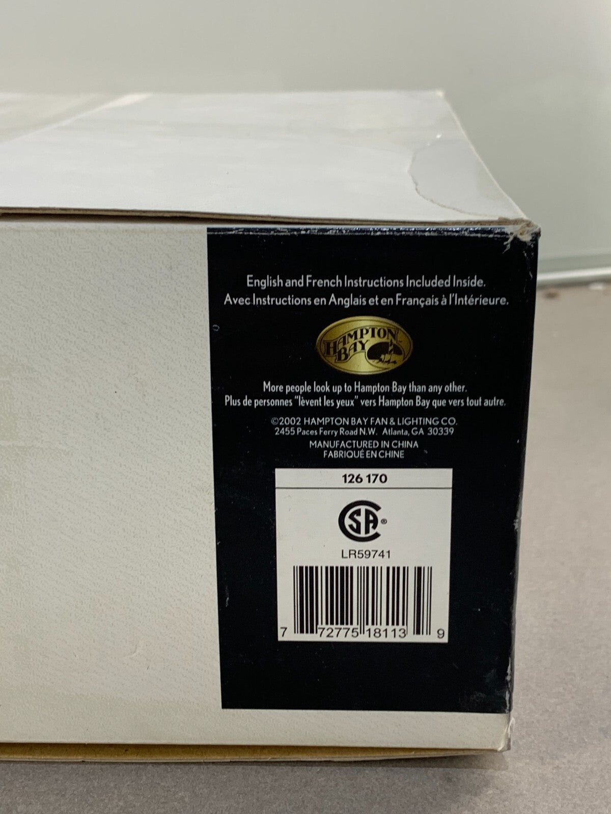 Hampton Bay 3-Light Pewter Clip Flushmount Ceiling Light w/ White Marbled Glass