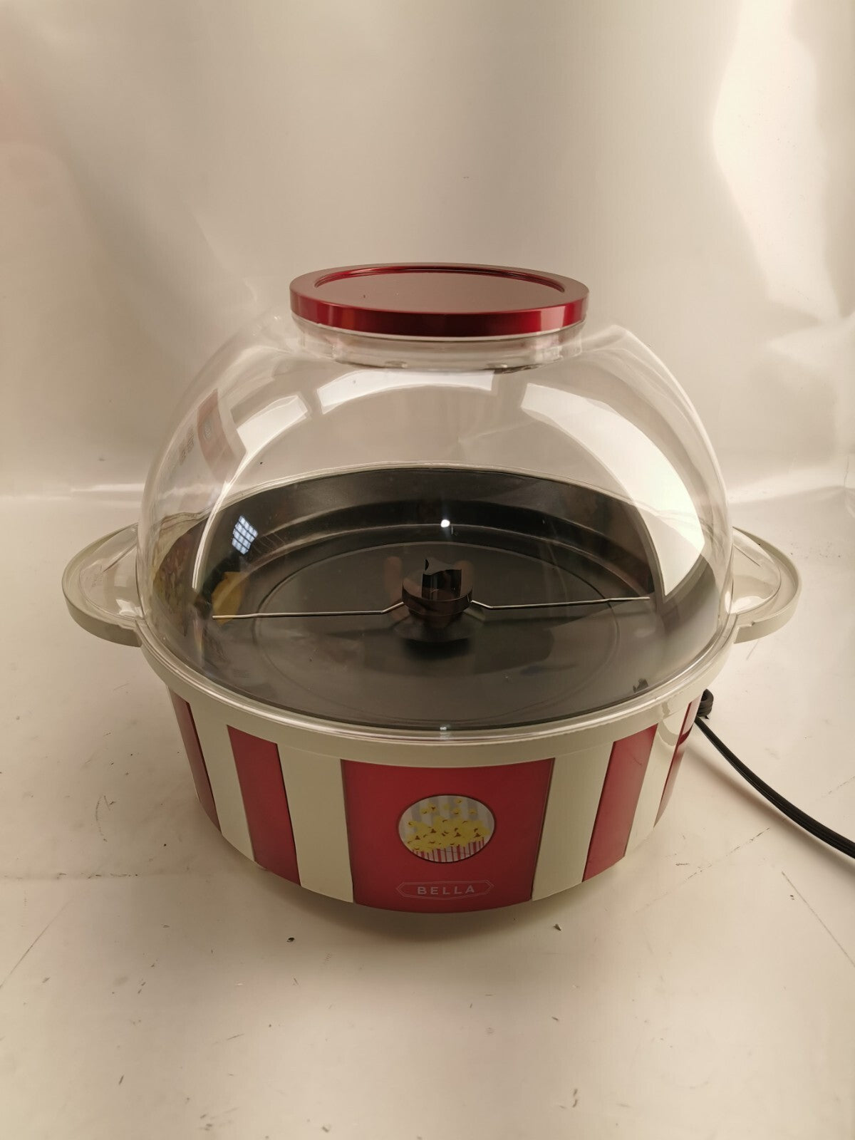 Bella Festive Stir Stick Electric Nonstick Popcorn Maker - 24-Cup Capacity