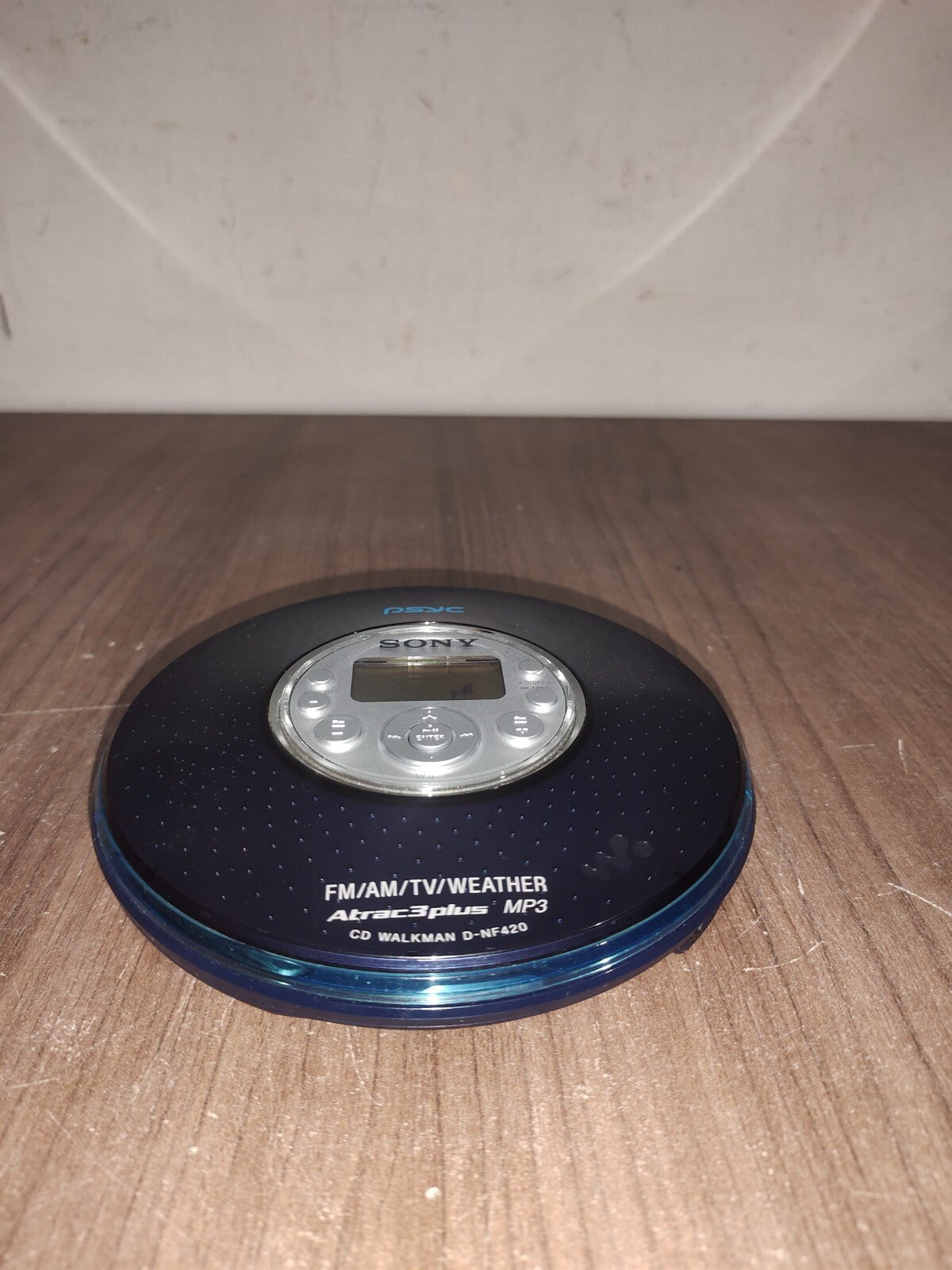 Sony PSYC D-NF420 Atrac3Plus CD MP3 Walkman AM FM TV Weather Radio