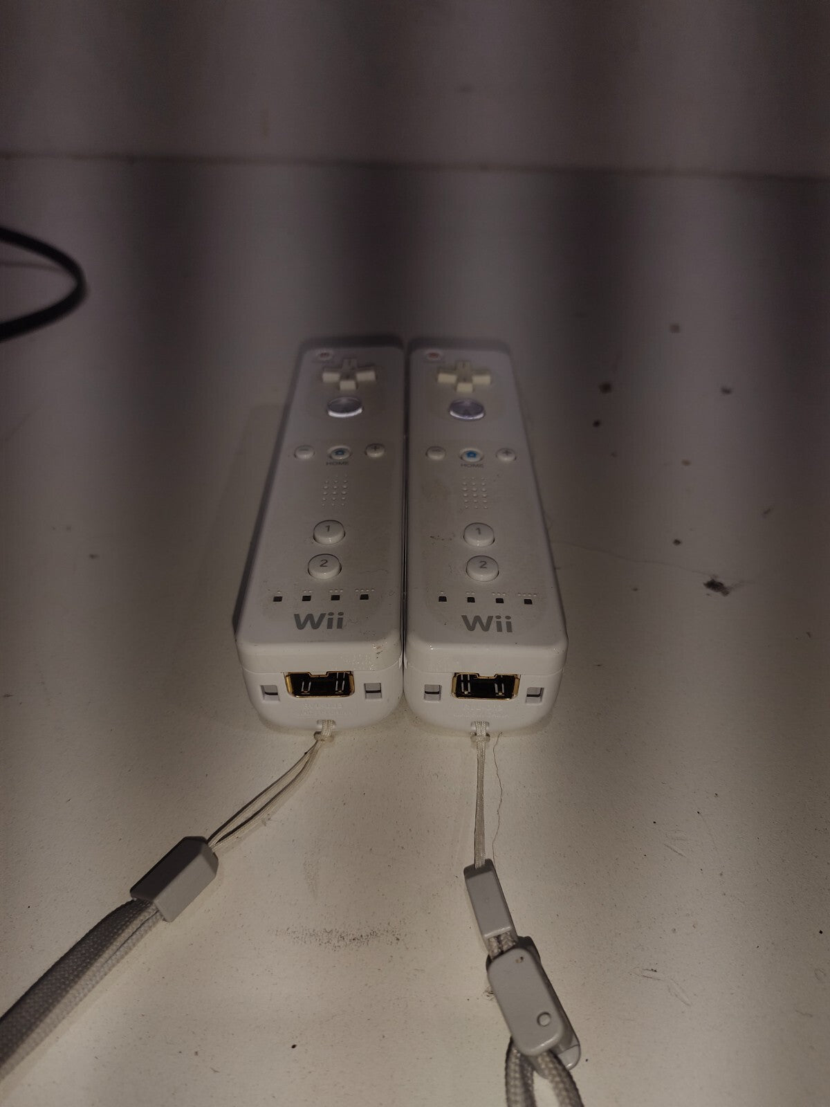 Official Nintendo Wii Remote White RVL-003 Lot Of 2 Controller