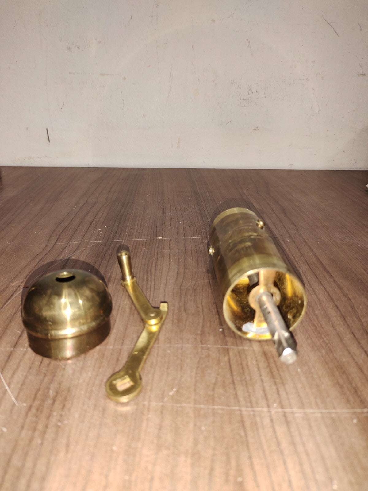Authentic Vintage Handmade Brass Coffee Grinder Mill