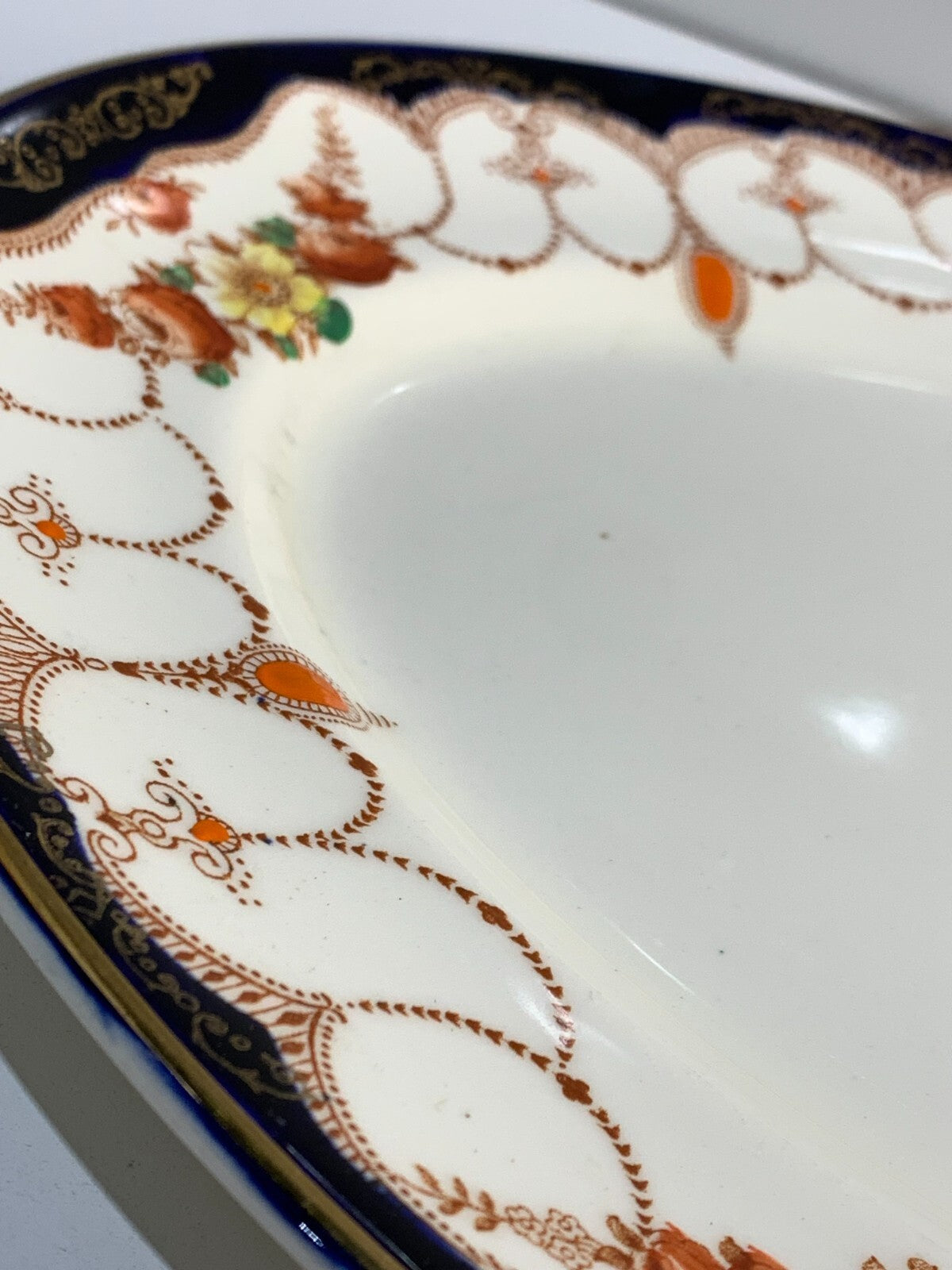 Antique Myott Son Rosemary Bone China medium Serving plate rare porcelain 1930s