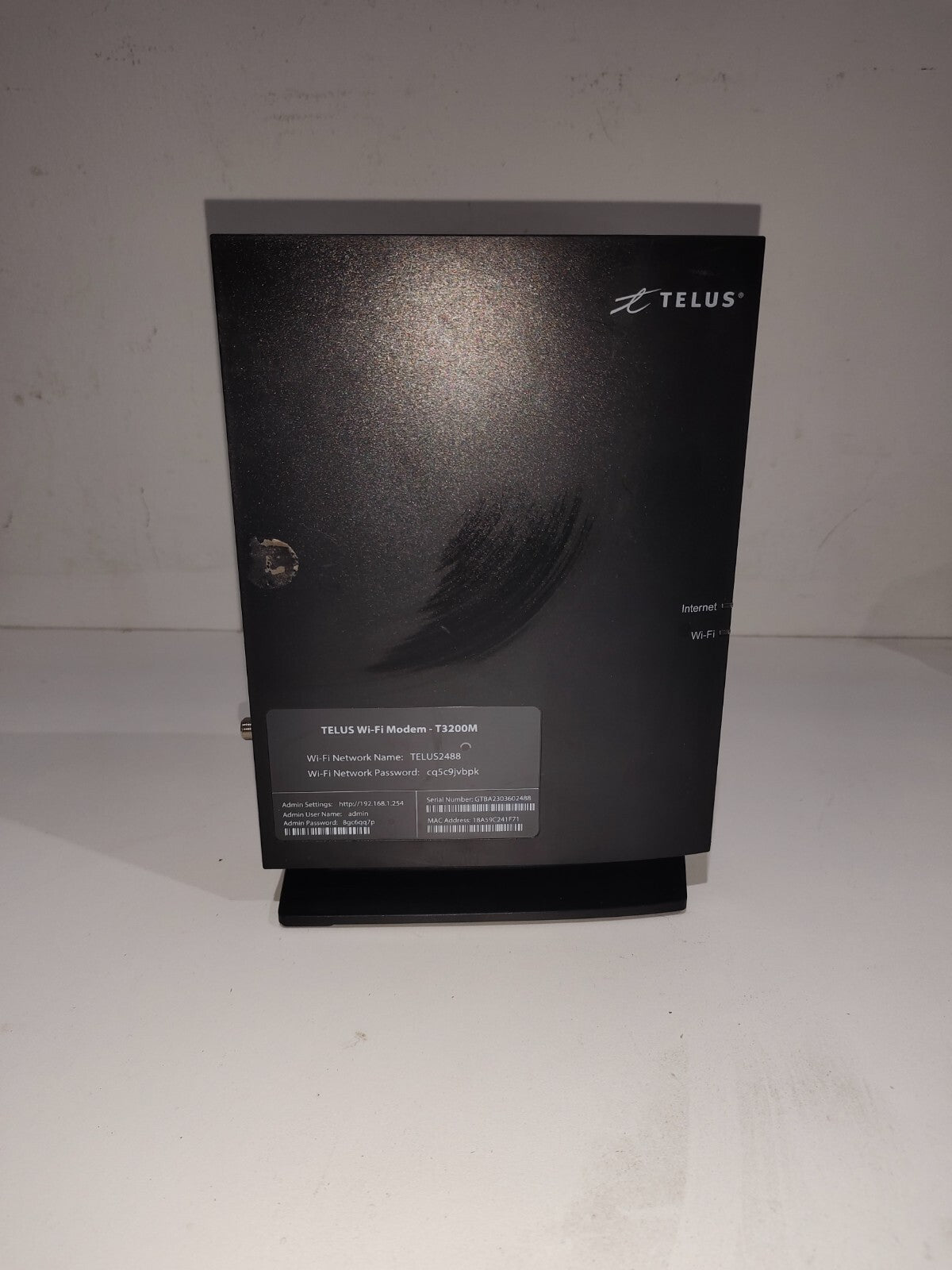 TDS Wi-Fi modem T3200M Bonded VDSL2 Wireless AC Gateway Router