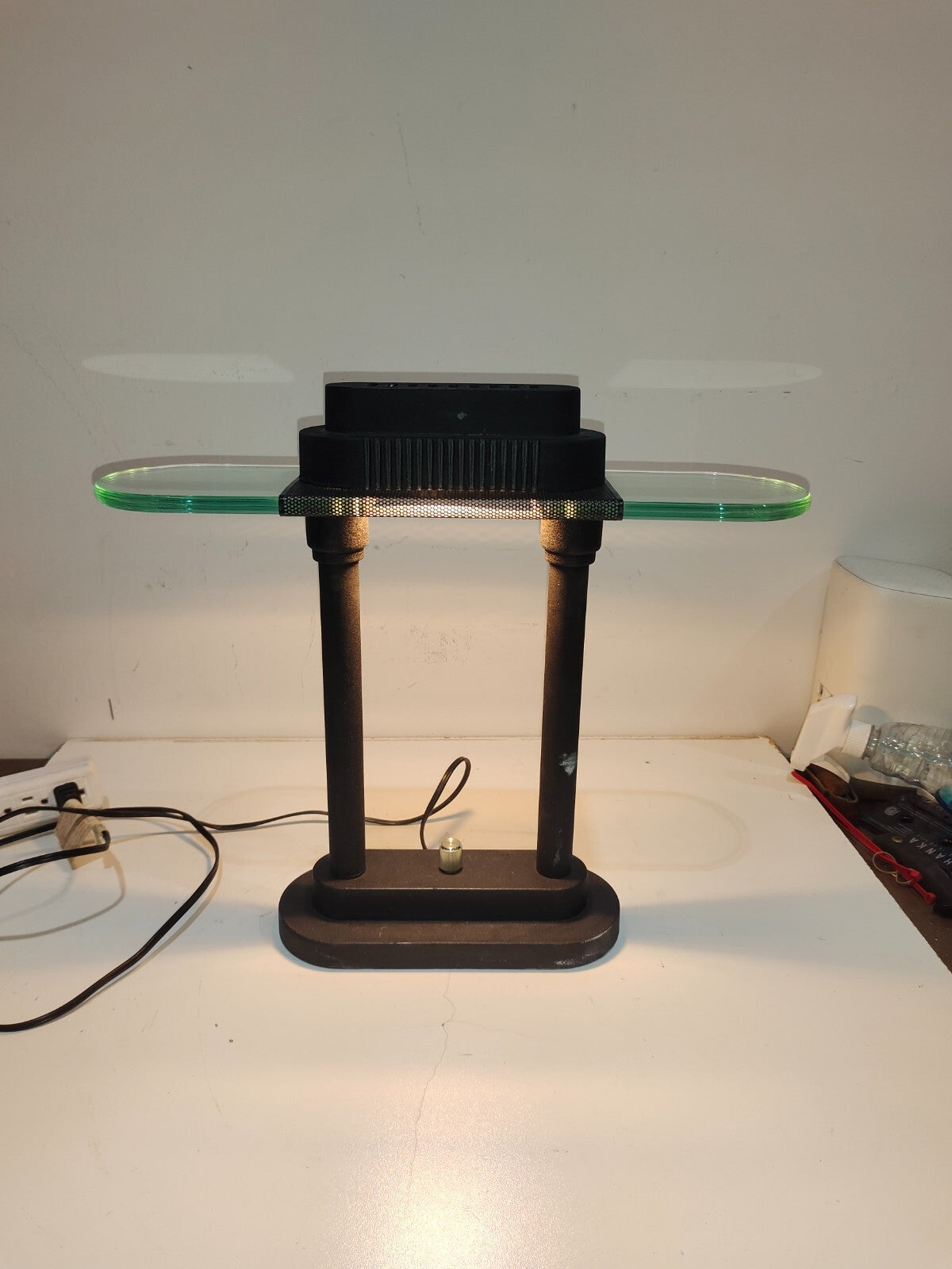 Vintage Bankers Desk Lamp - Black