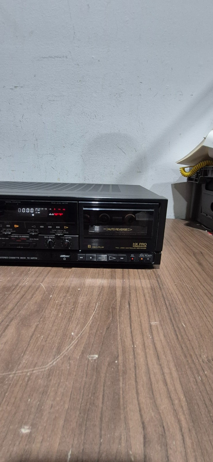 Sony TC-WR710 Full Logic Dual Stereo Cassette Deck HX Pro Japan Made