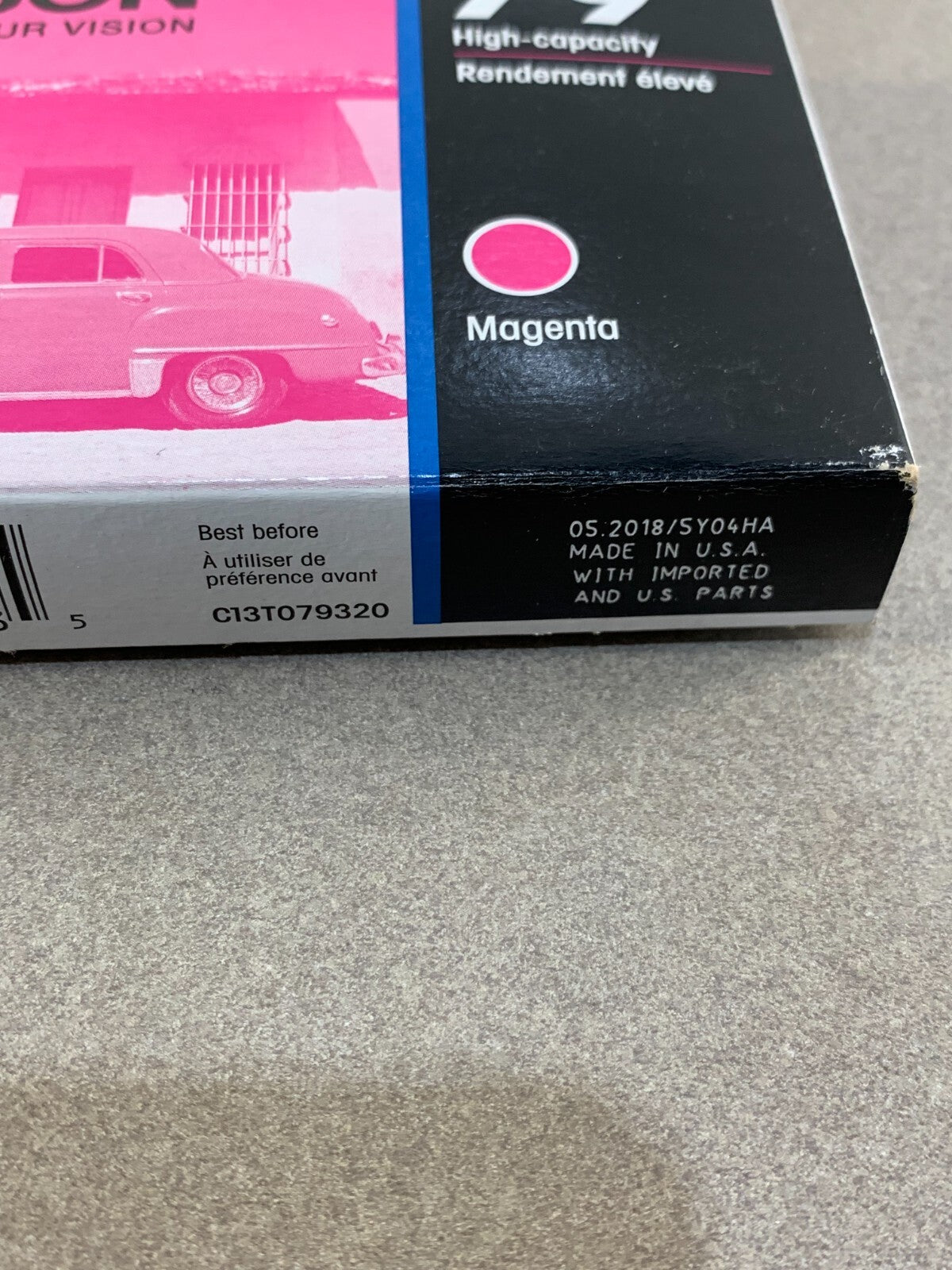 Epson Claria T078620 Light Magenta Ink Cartridge T078620