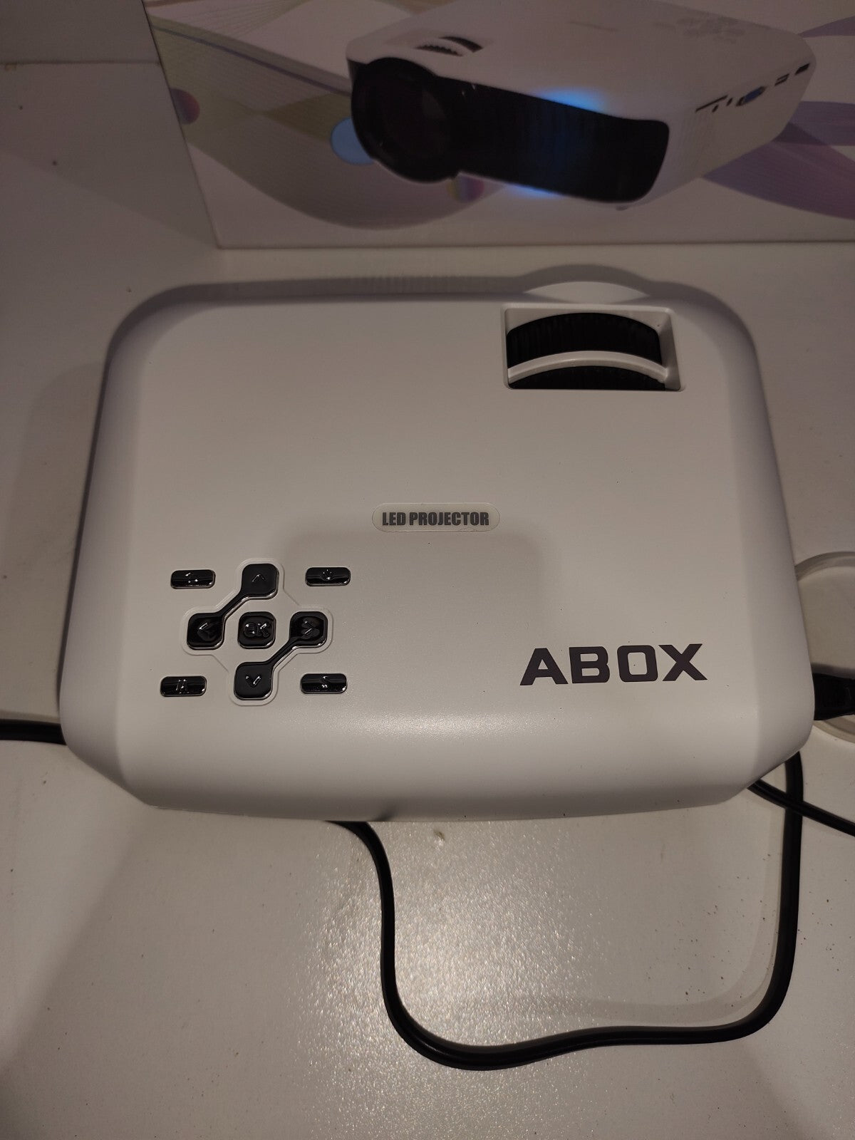 Abox T22 Led Video Projector - White