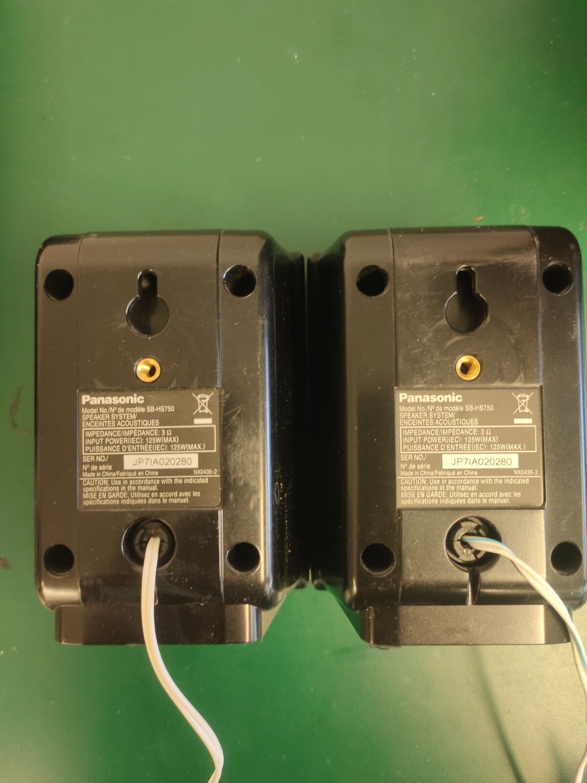 Panasonic SB-HS750, SB-HW750, SB-HC750, SB-HS750 5 Speakers and one Subwoofer