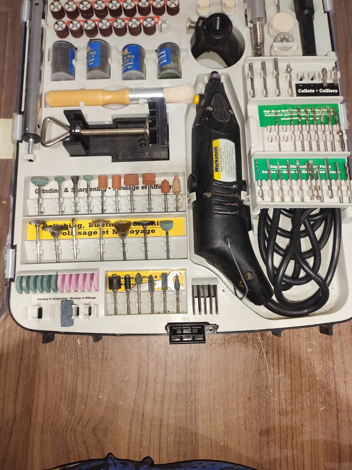 WORKSMITH 229-Piece ROTARY TOOL AND ACCESSORY SET