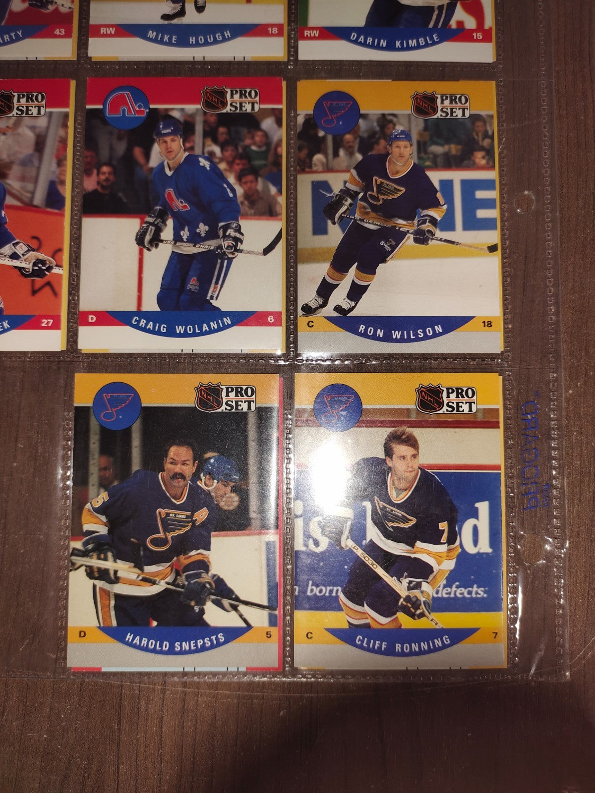 Rare Collectible NHL - Assorted Cards (Set - 9) PRO-SET - Set of 16 Cards