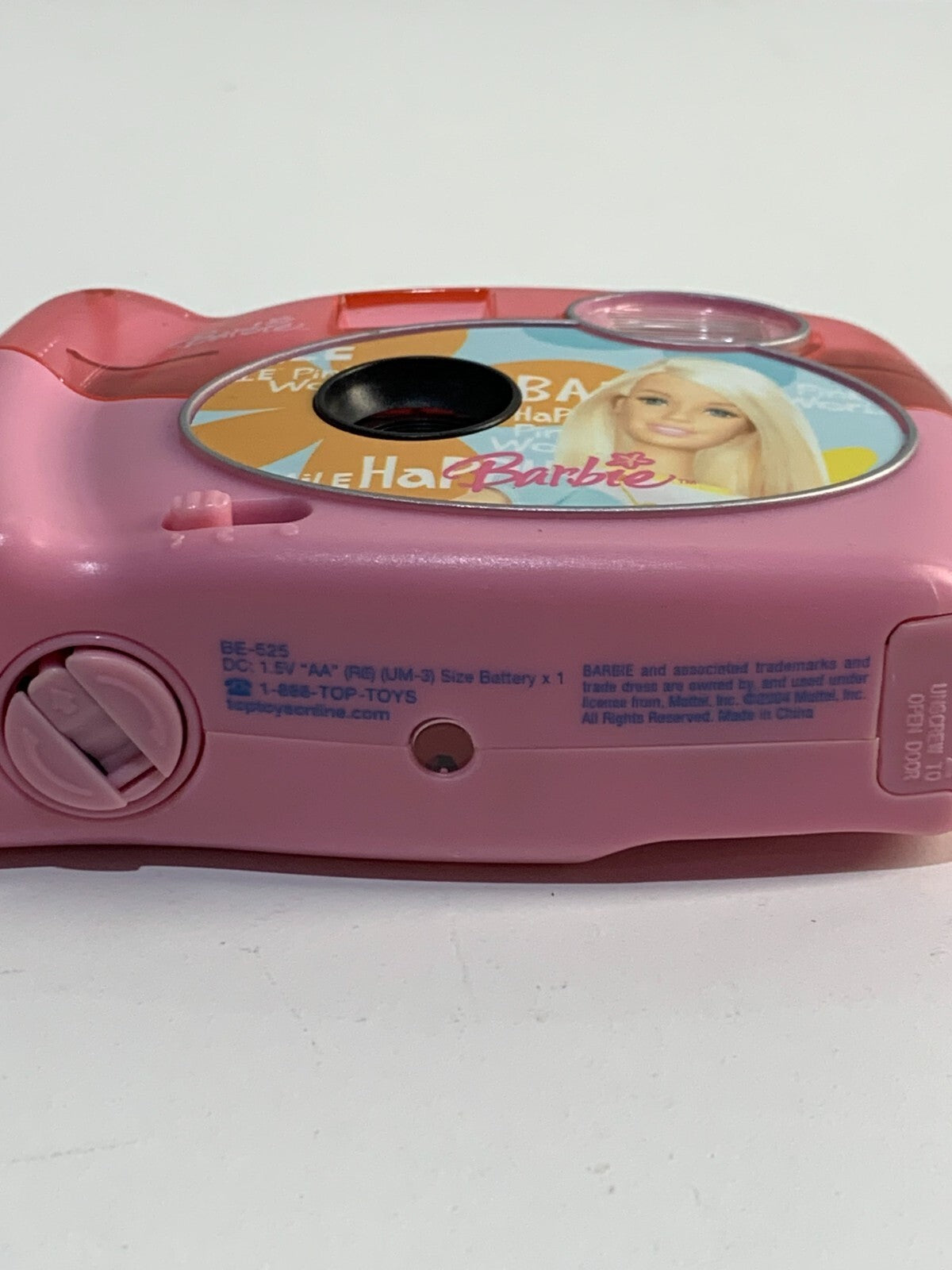 BARBIE 35MM POINT AND SHOOT FILM CAMERA WITH FLASH VERY RARE