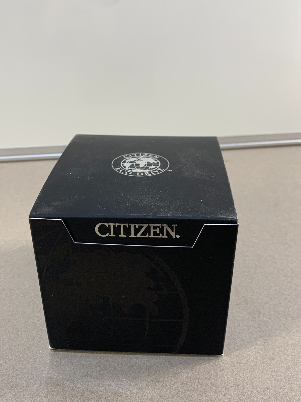 Citizen Corso Eco Drive Stainless Steel Black Dial Watch - Complete in box