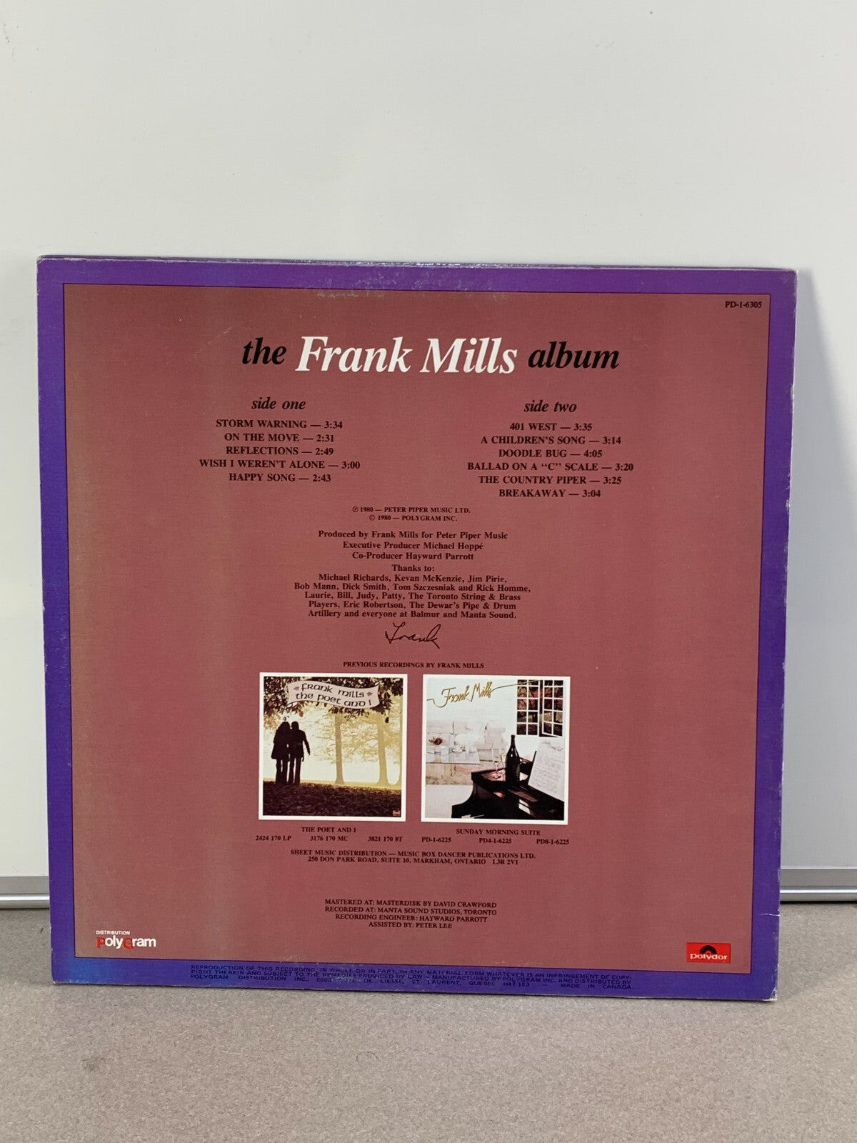 Frank Mills - The Frank Mills Album (LP, Vinyl)