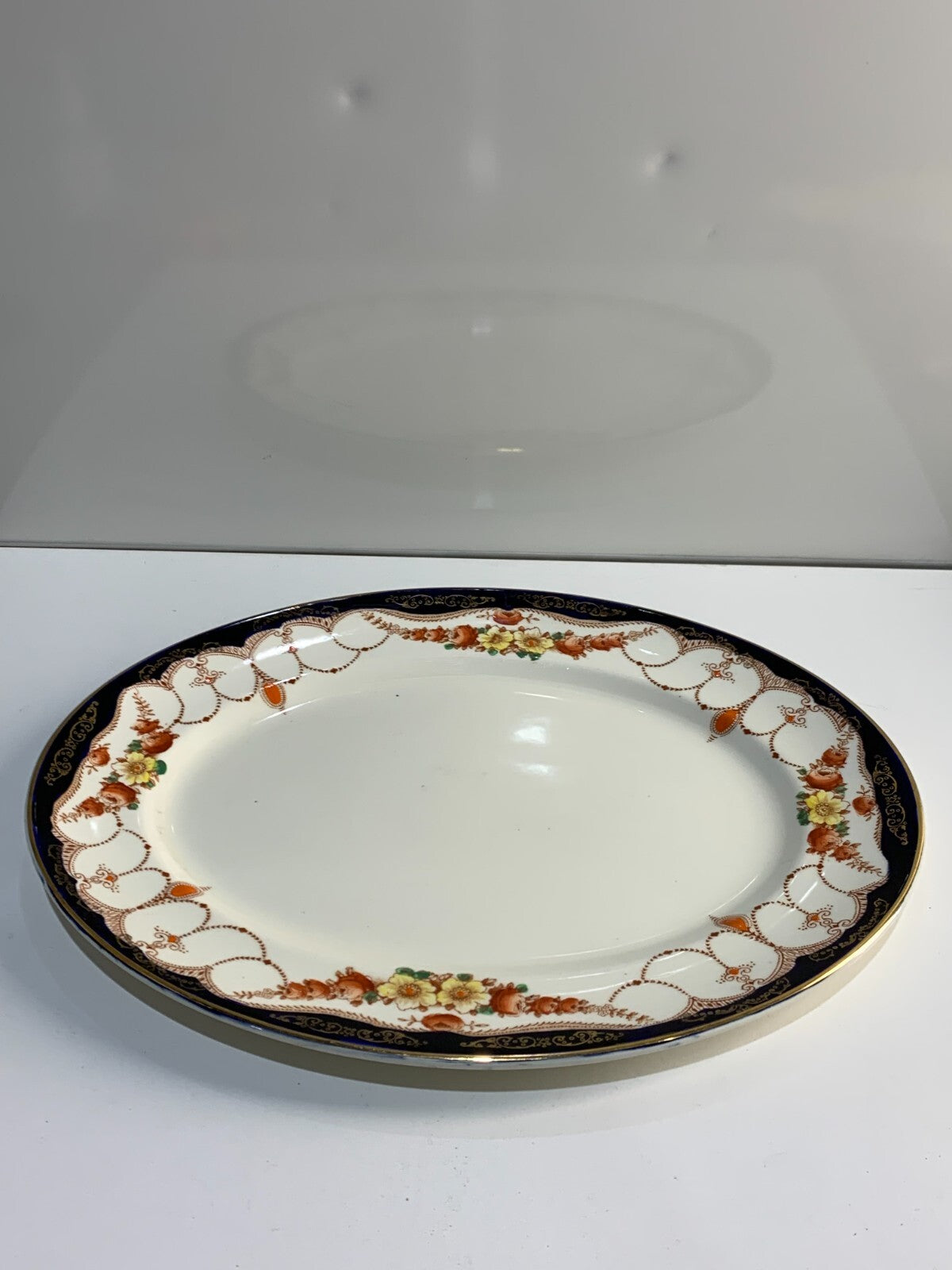 Antique Myott Son Rosemary Bone China medium Serving plate rare porcelain 1930s