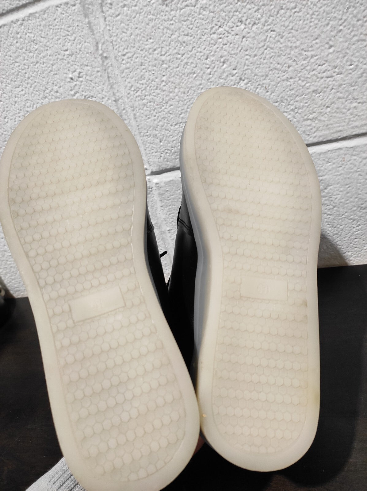 Fashion Luminous Black Sneakers Size- 11