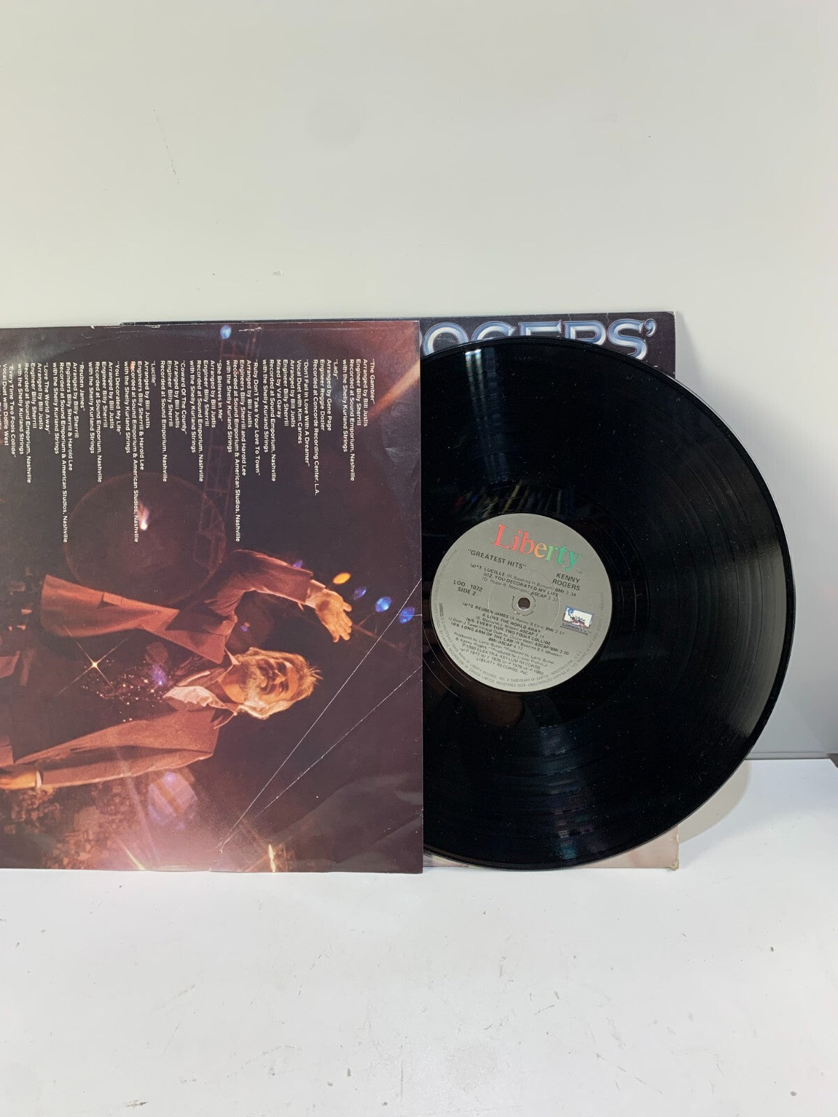 Kenny Rogers - Greatest Hits -1980 Vinyl LP Record Album