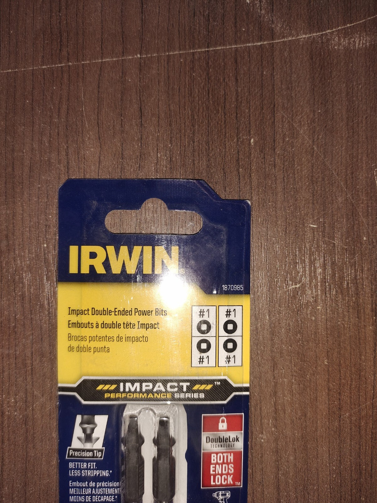 Irwin 1870985 Impact Double-Ended Power Bits Set of 5 - 1