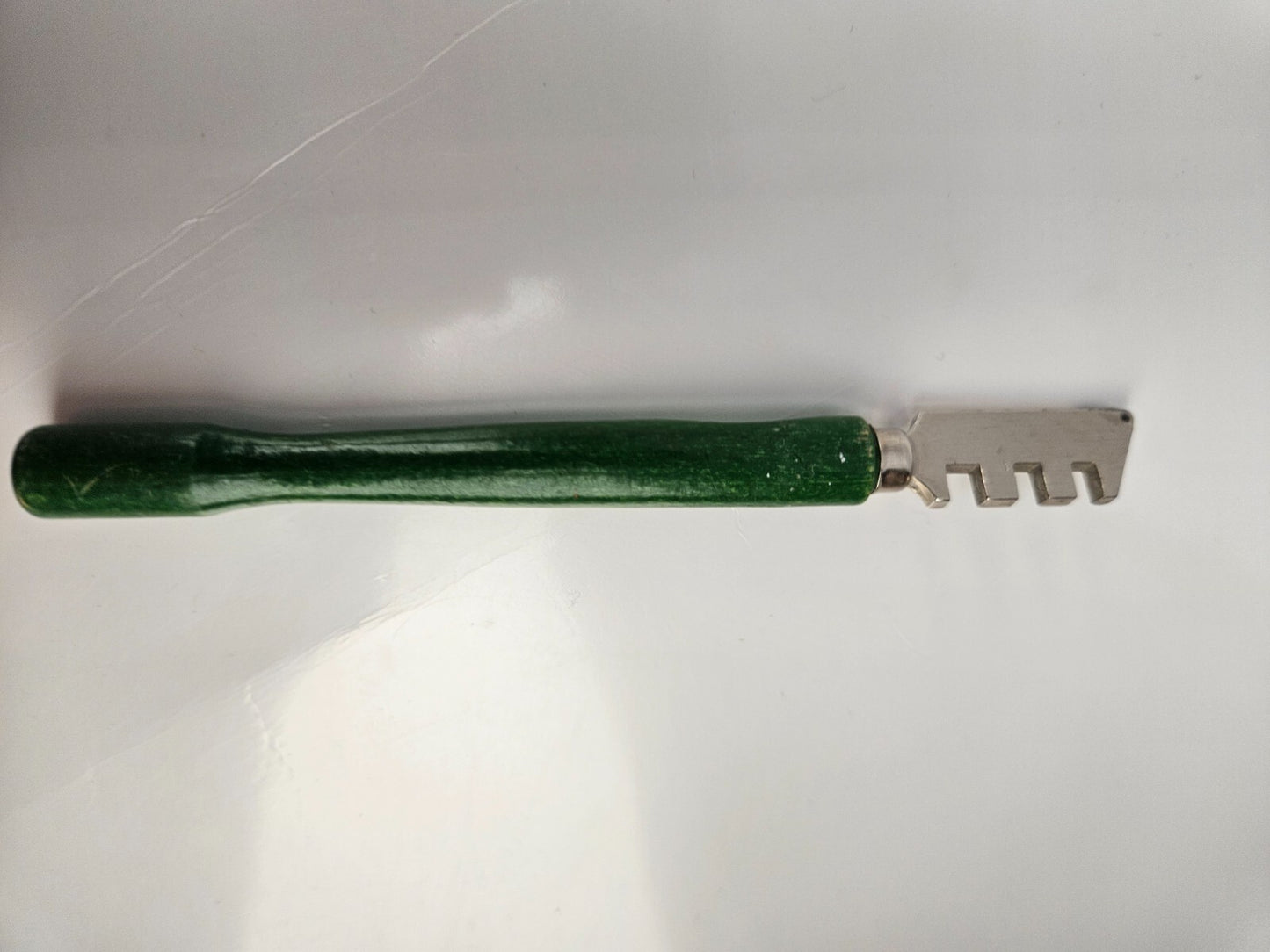 Vintage Diamantor Glass Cutter Made In Germany Green Wooden Handle