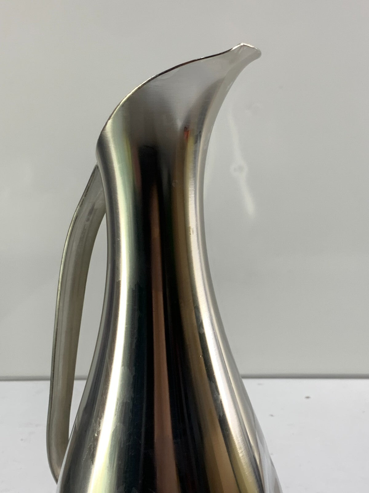 Vintage MCM Metawa Holland Pewter 12” Water Pitcher