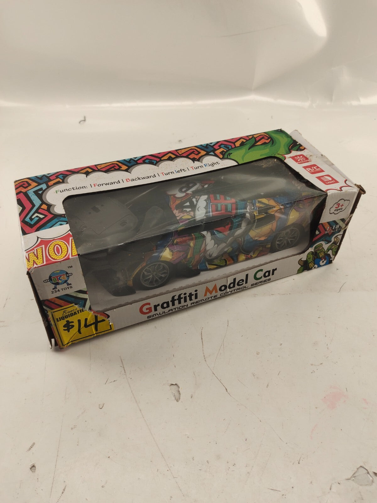 Multi- Color Graffiti Models Car Unborn Collectible RC Car - Bugatti